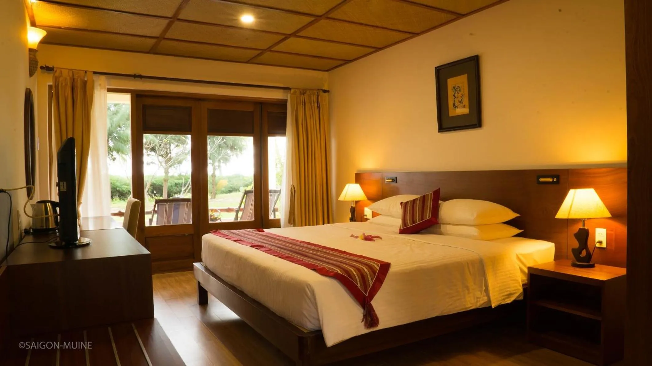 Bed in Saigon Mui Ne Resort