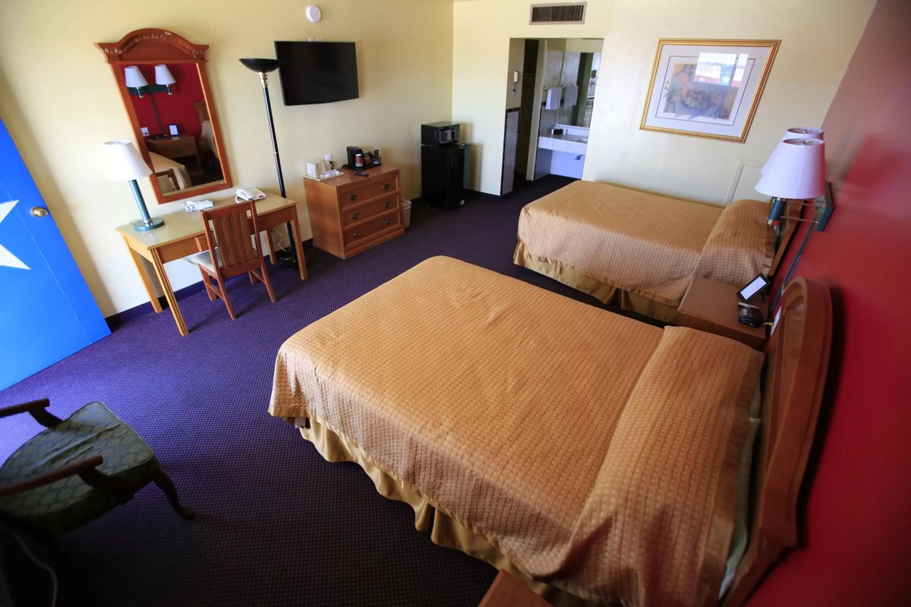 Double Room with Two Double Beds in Shamrock Country Inn Double Room with Two Double Beds in Shamrock Country Inn
