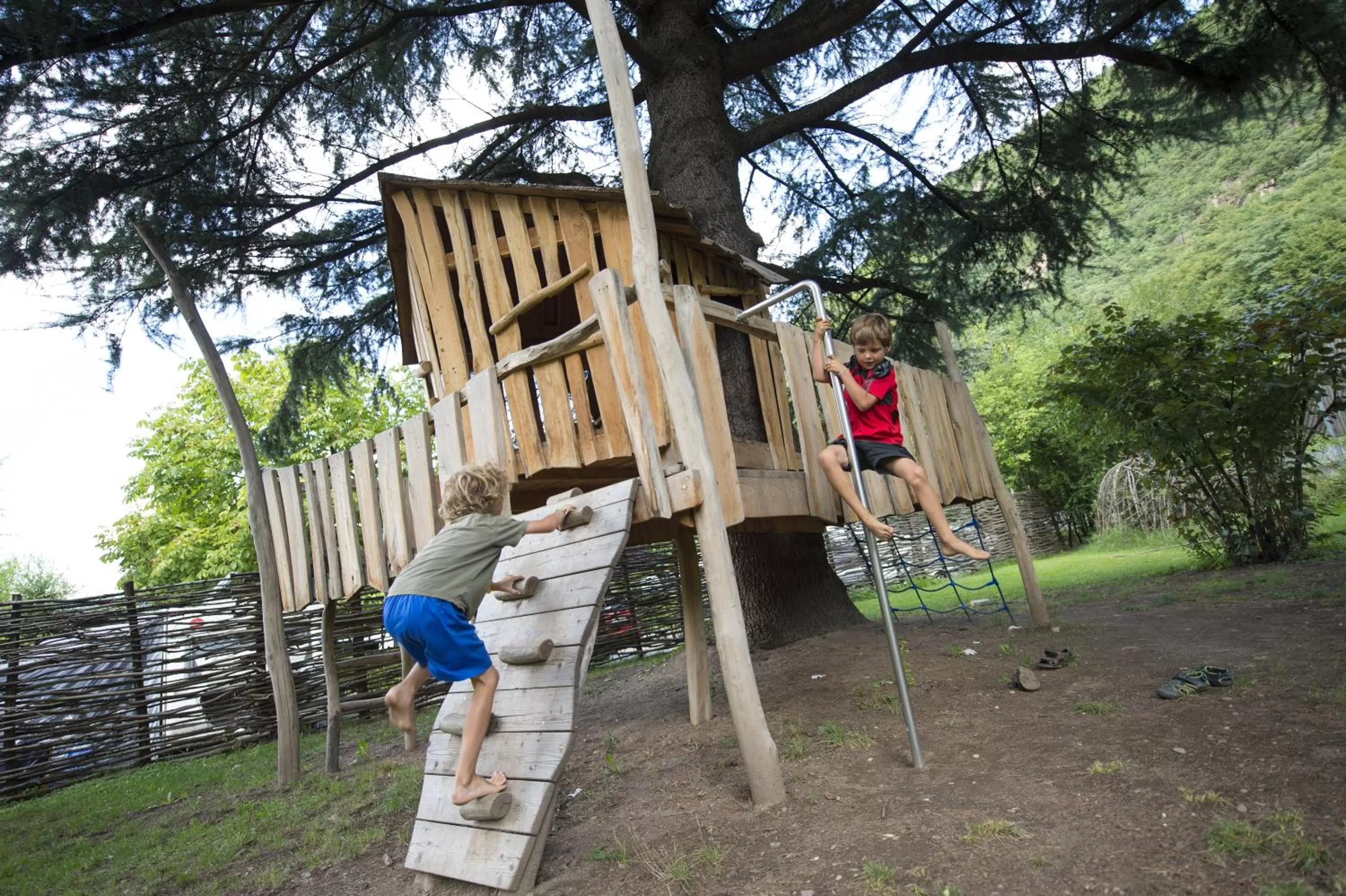 Children play ground in Hotel CampingPark Steiner