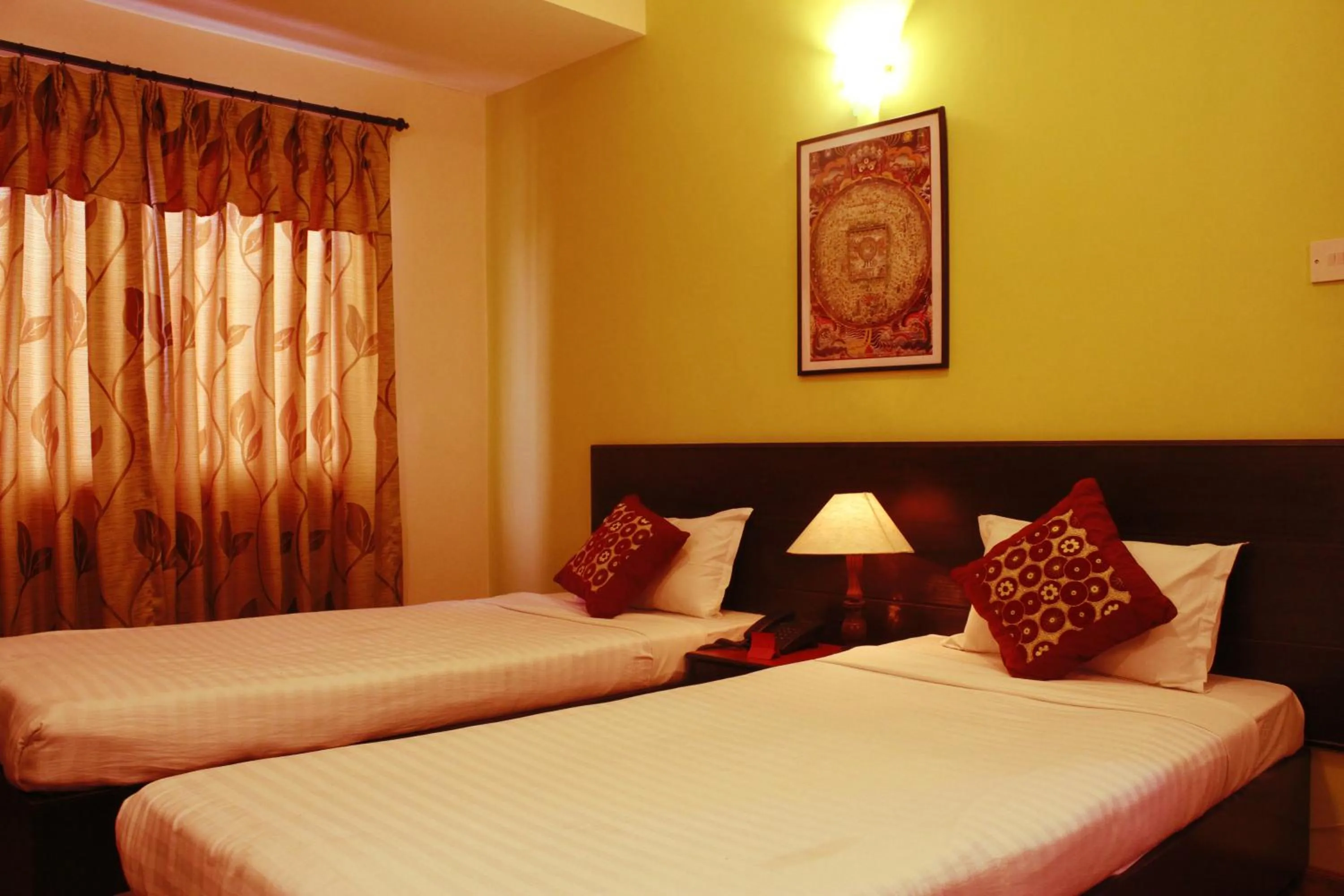 Bed in Cascade Hotel Kathmandu