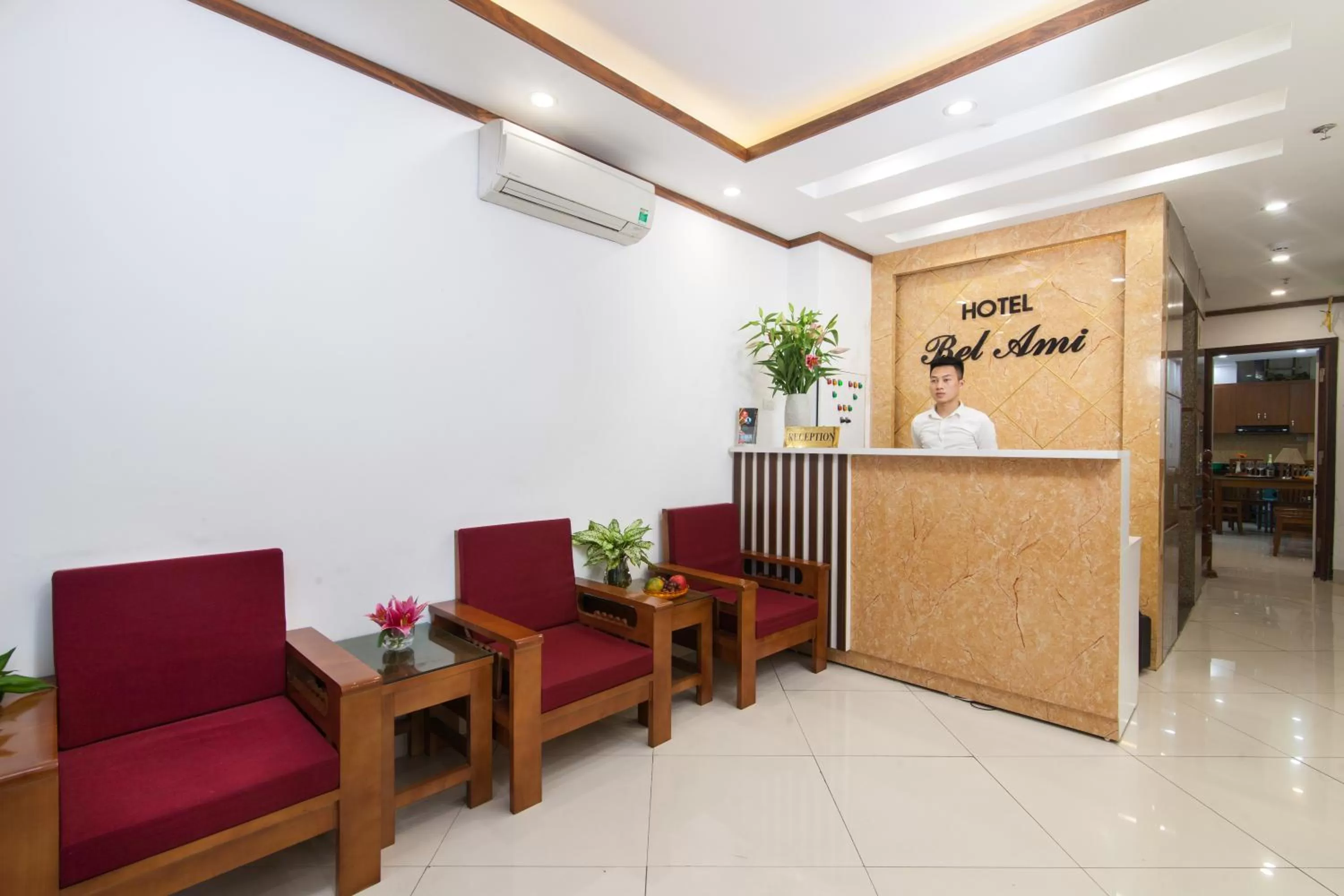 Lobby or reception in Hanoi Bel Ami Hotel