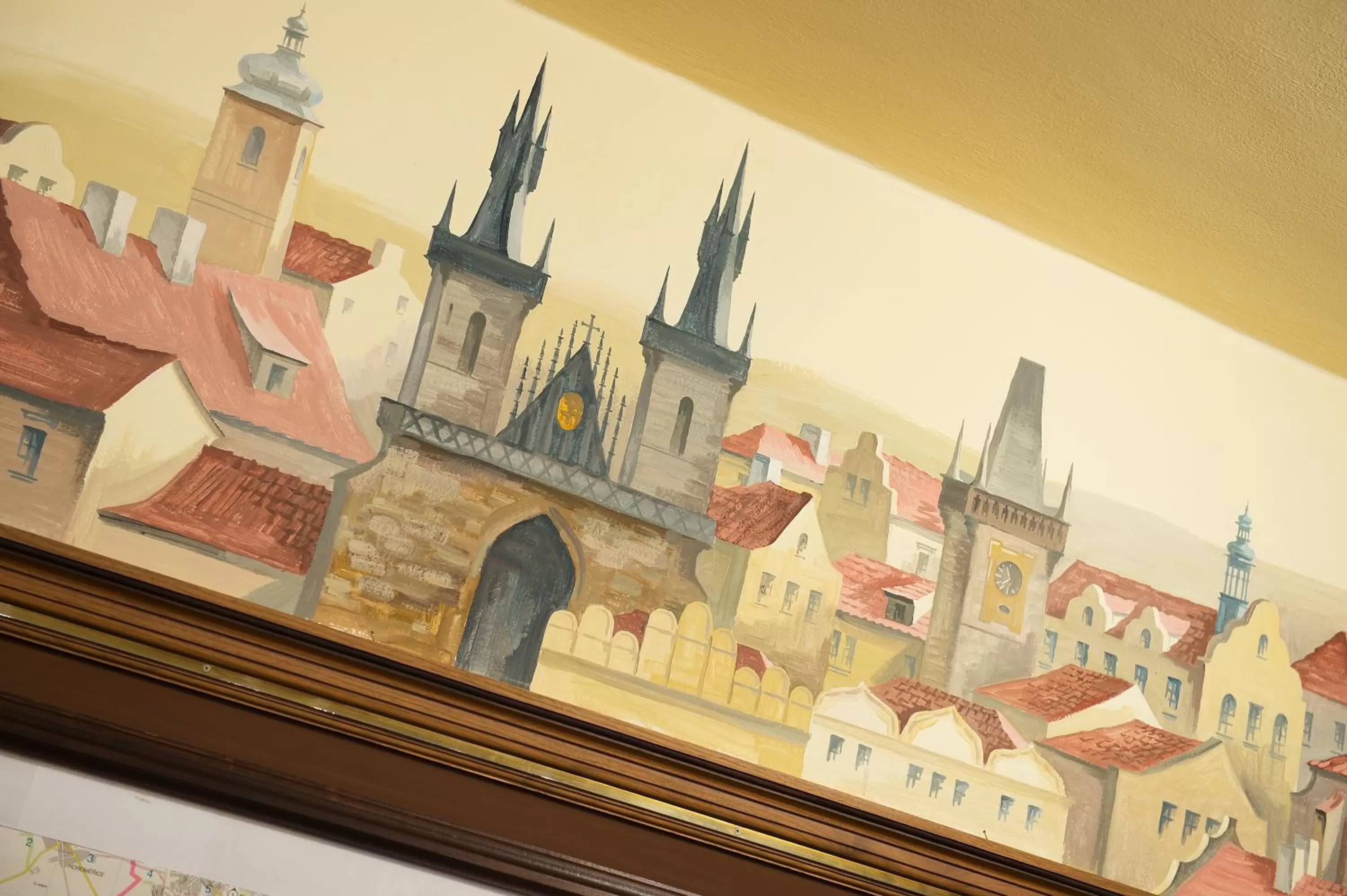 Decorative detail in Union Hotel Prague