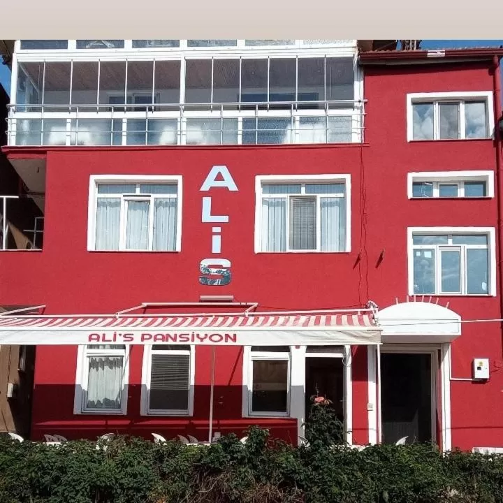 Facade/entrance in Ali's Pension ada alis