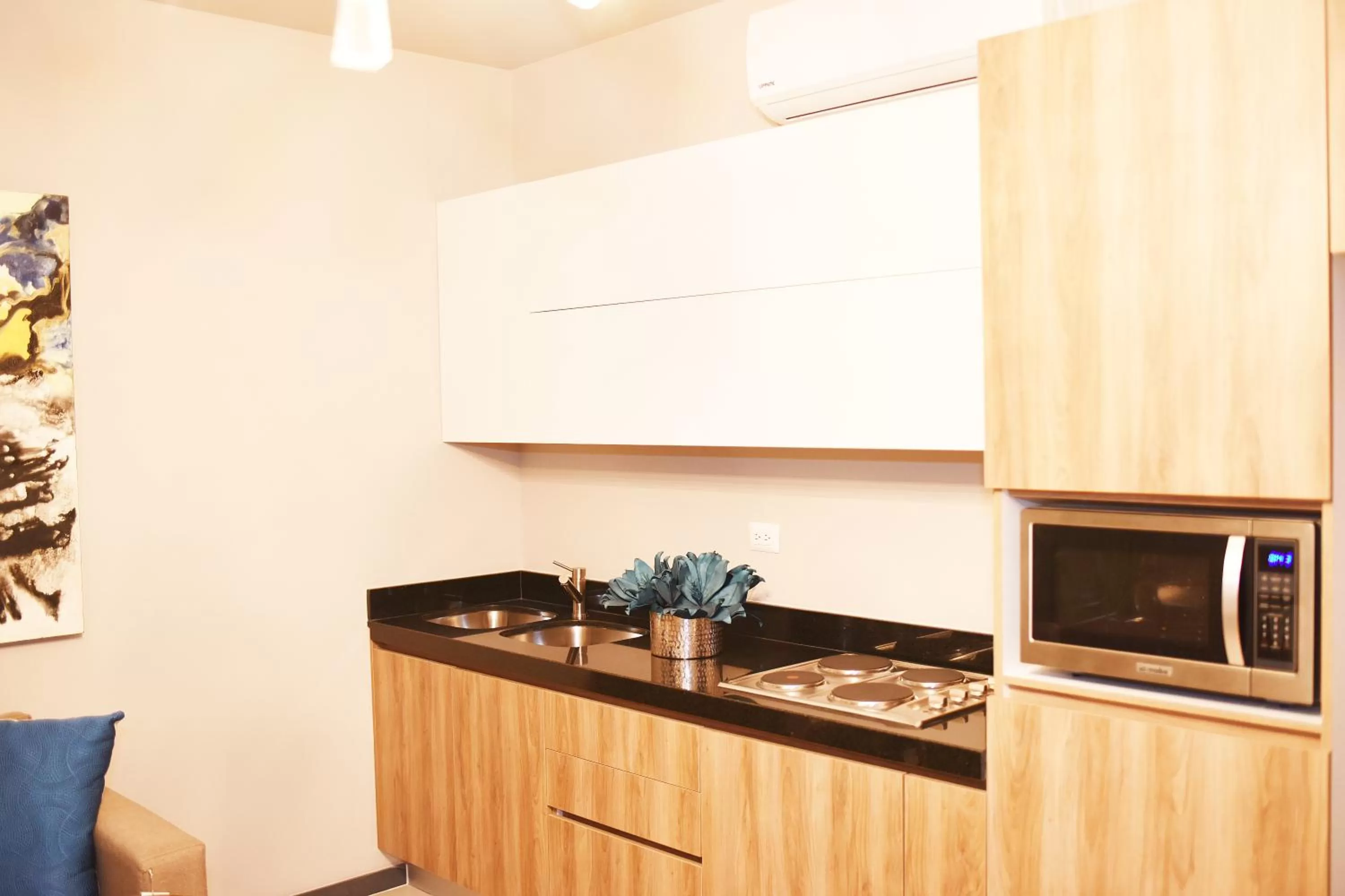 Kitchen or kitchenette in Bahia Marina Departamentos