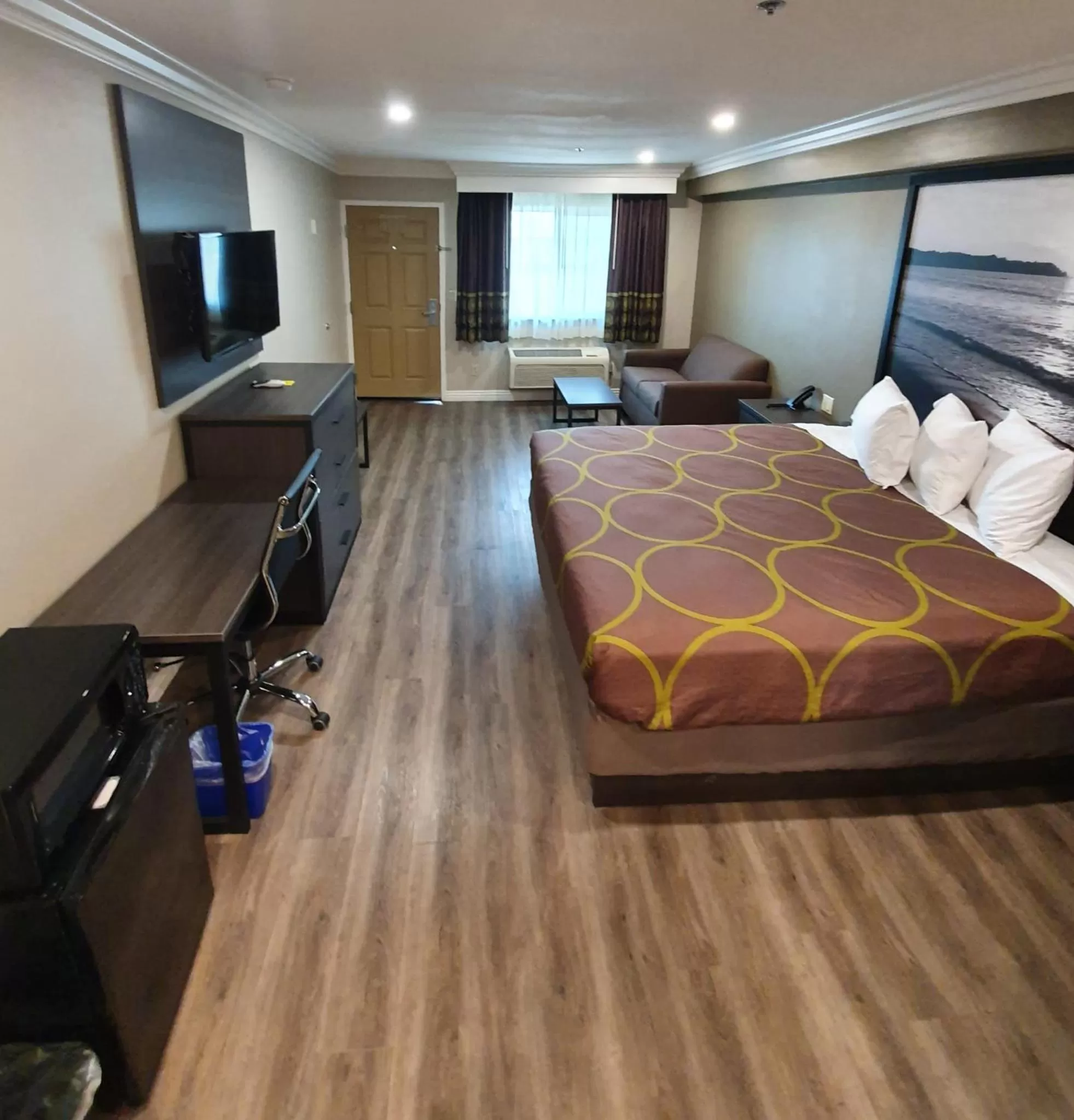 Bed in Super 8 by Wyndham Cypress Buena Park Area