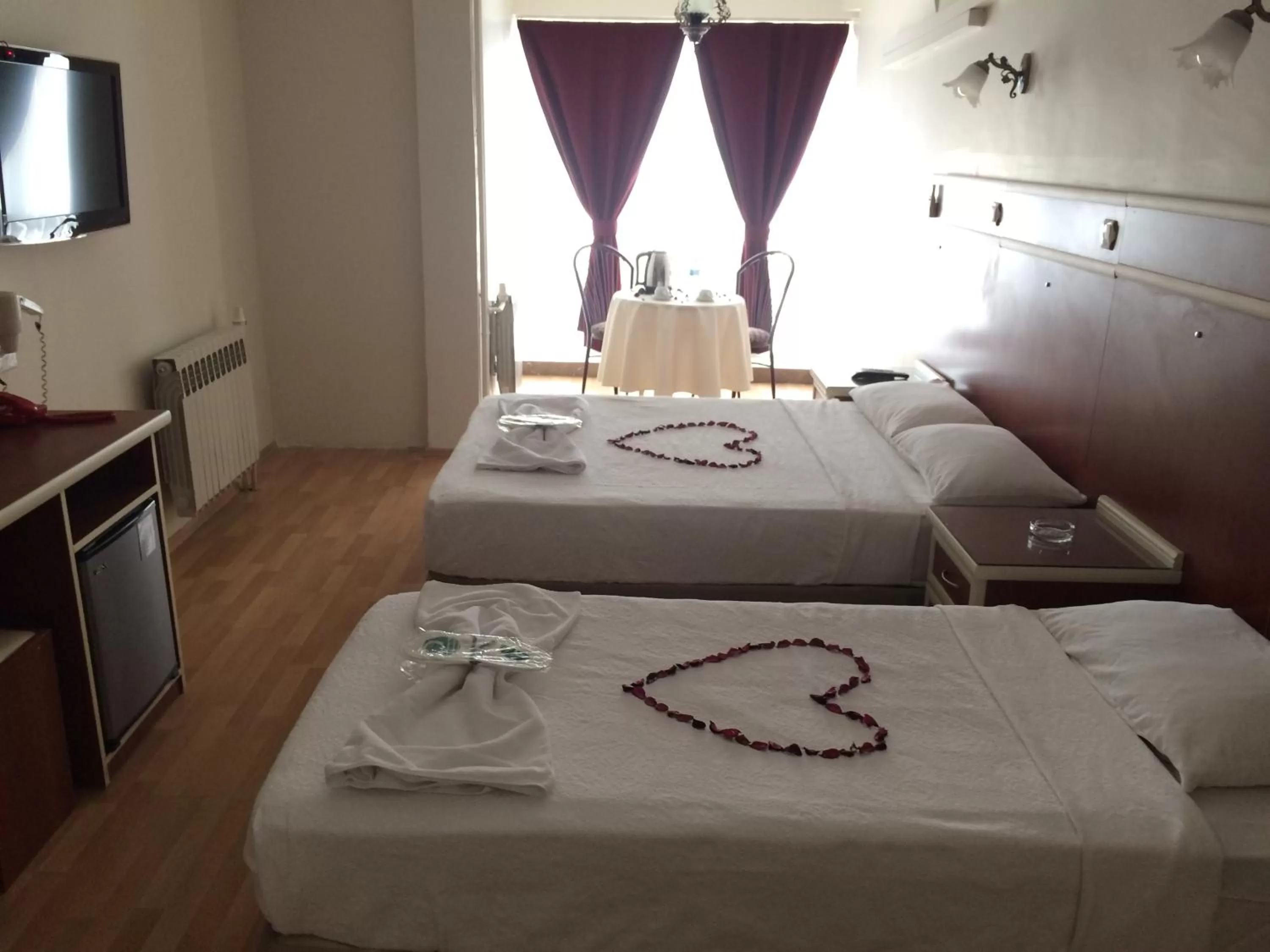 Bed in Ayvazali Hotel