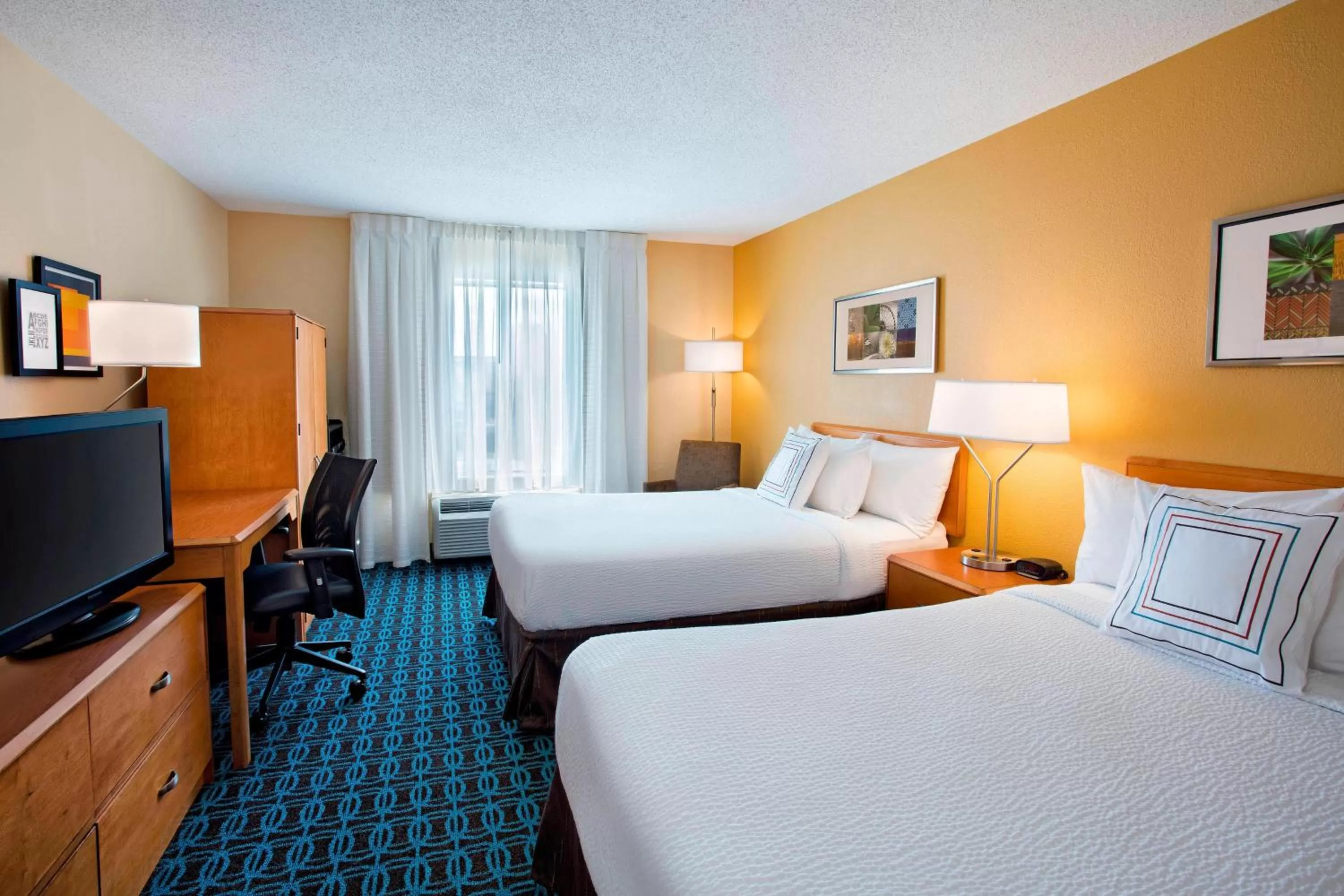 Double Room with Two Double Beds in Fairfield Inn & Suites Merrillville