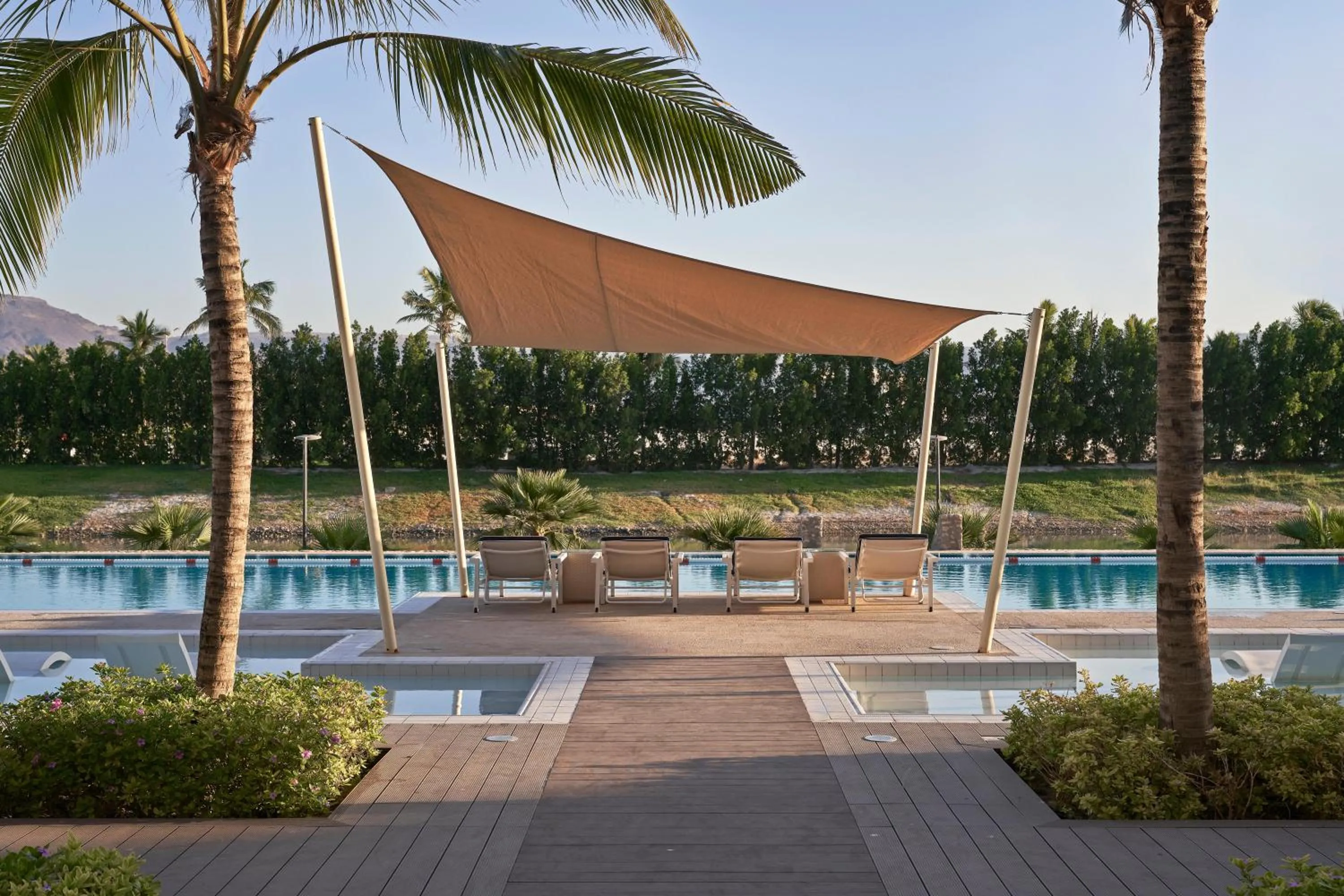 Swimming pool in Fanar Hotel & Residences