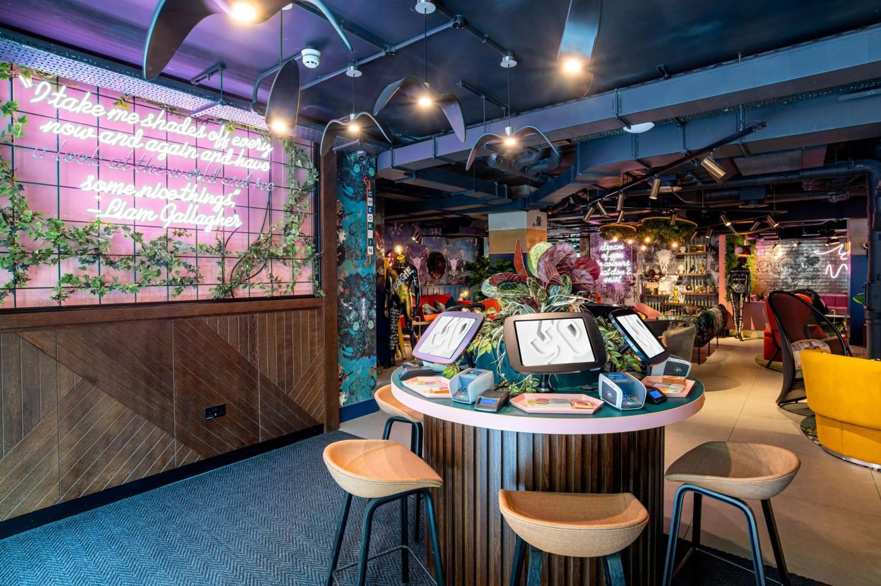 Lobby or reception in YOTEL Manchester Deansgate