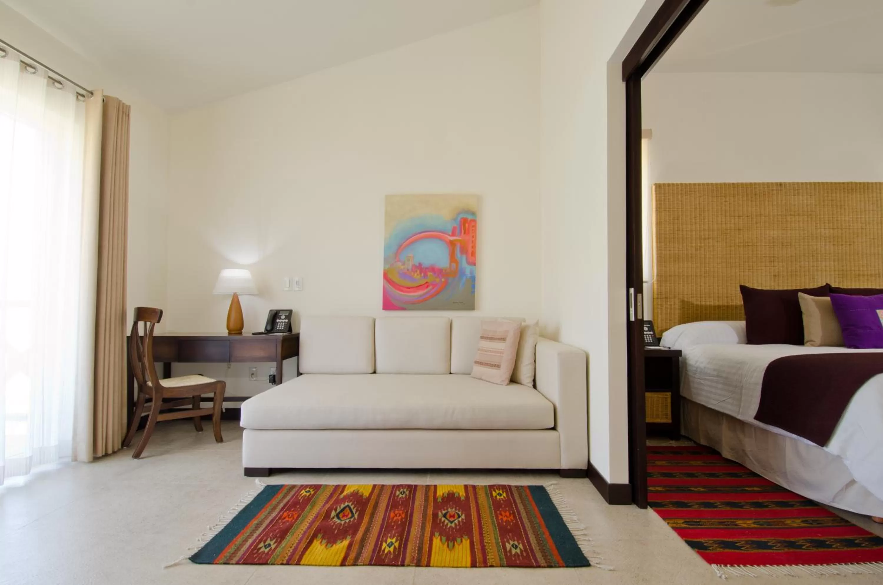 Living room, Bed in Grand Matlali Suites & Villas Riviera Nayarit