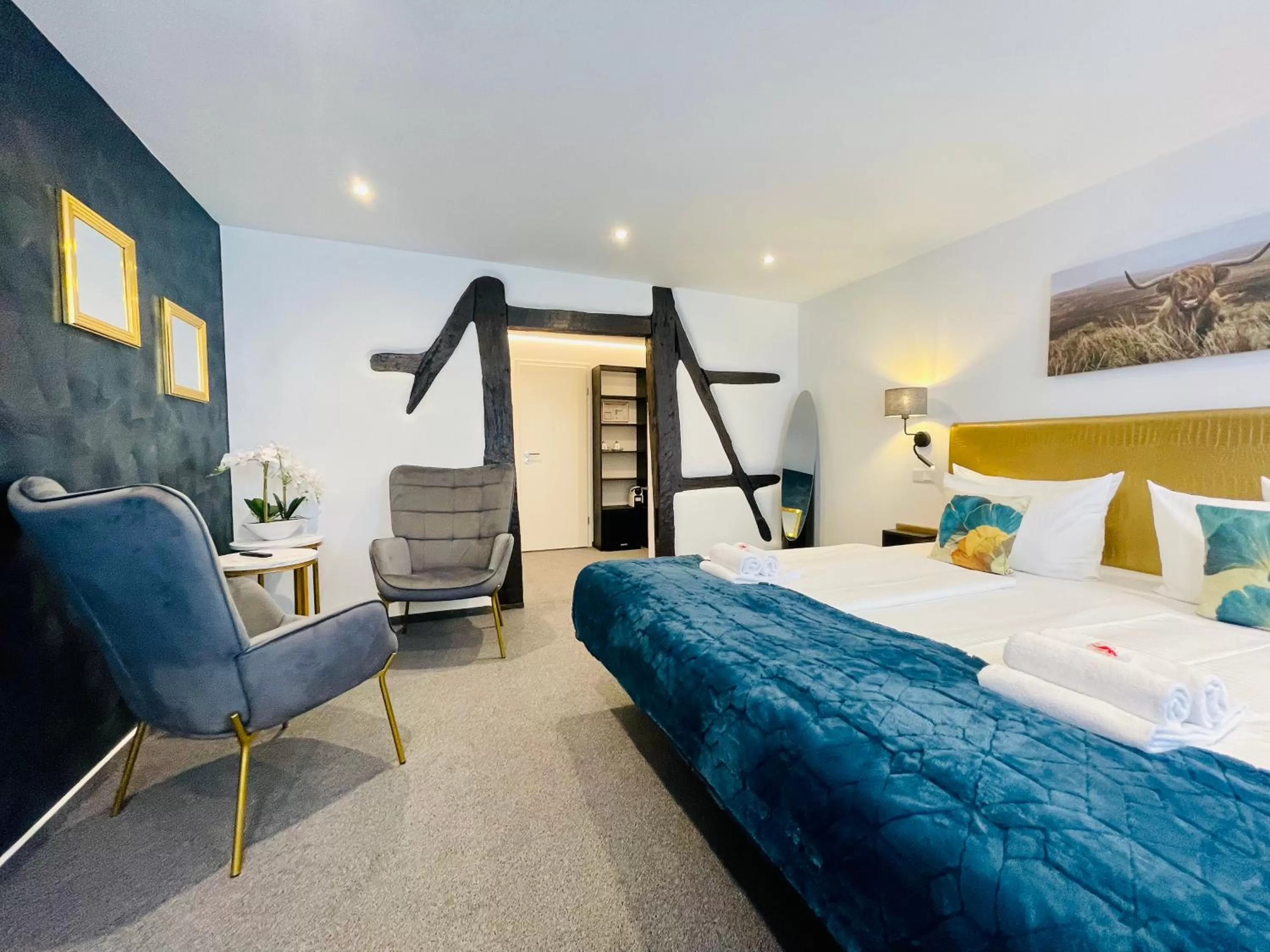 Bed in Hotel am Schloss