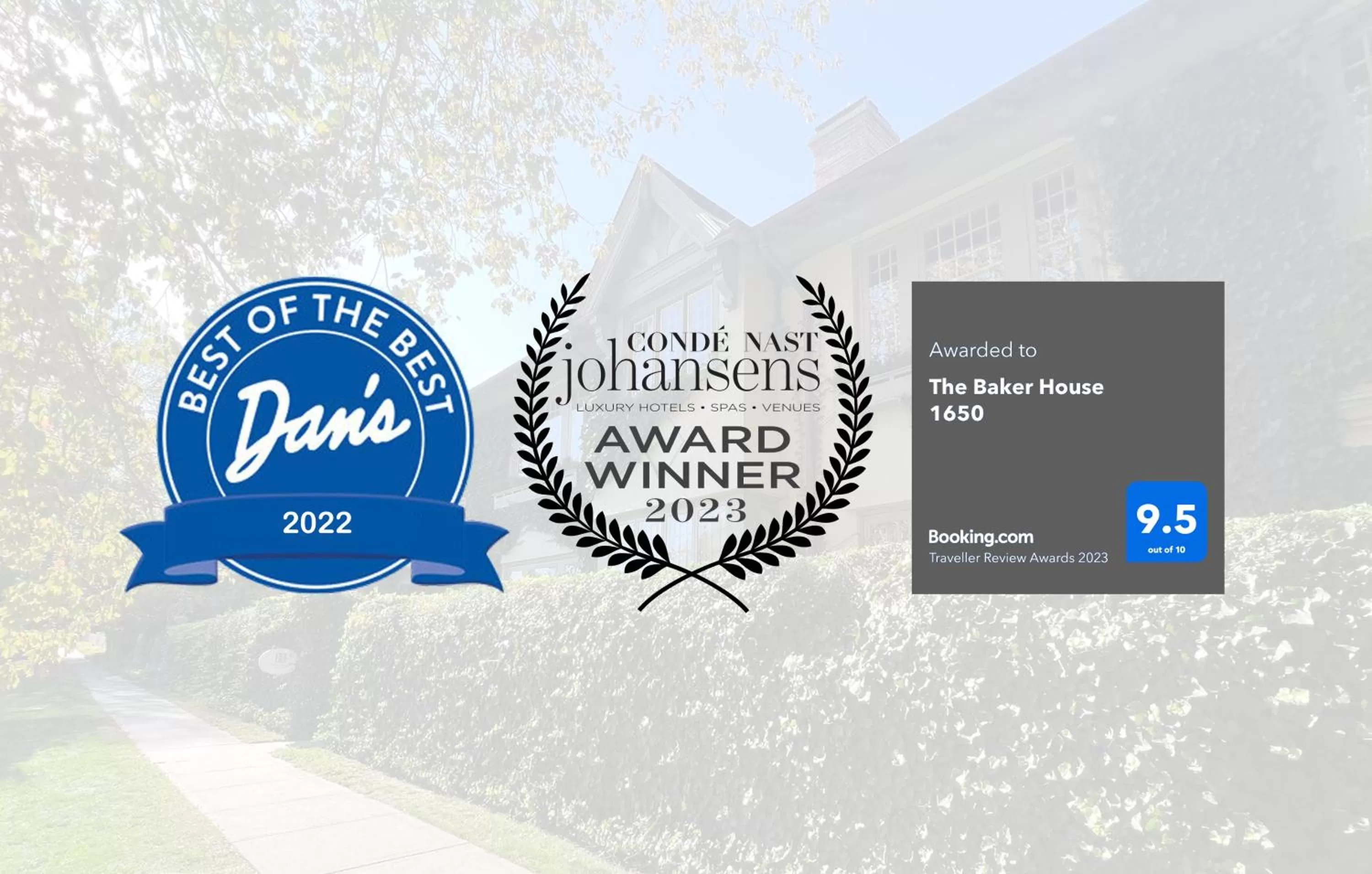 Certificate/Award in The Baker House 1650