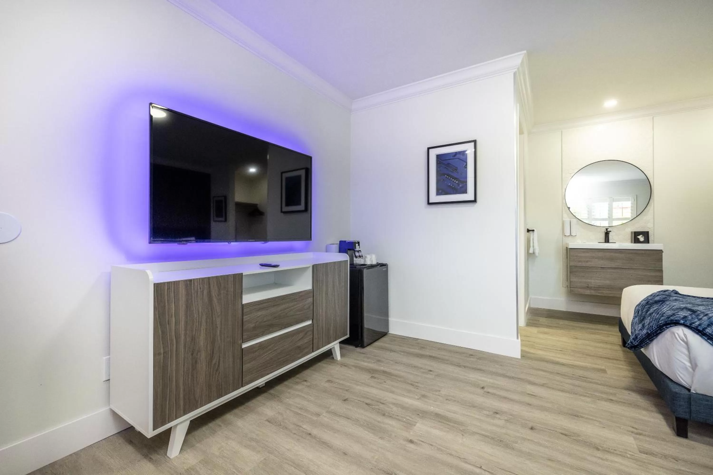 Living room, Bed in WAFER 450 Hotel