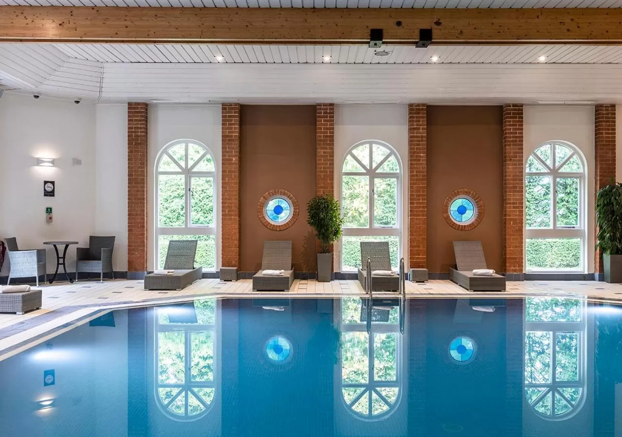 Swimming pool in Hogs Back Hotel & Spa Nr Farnham