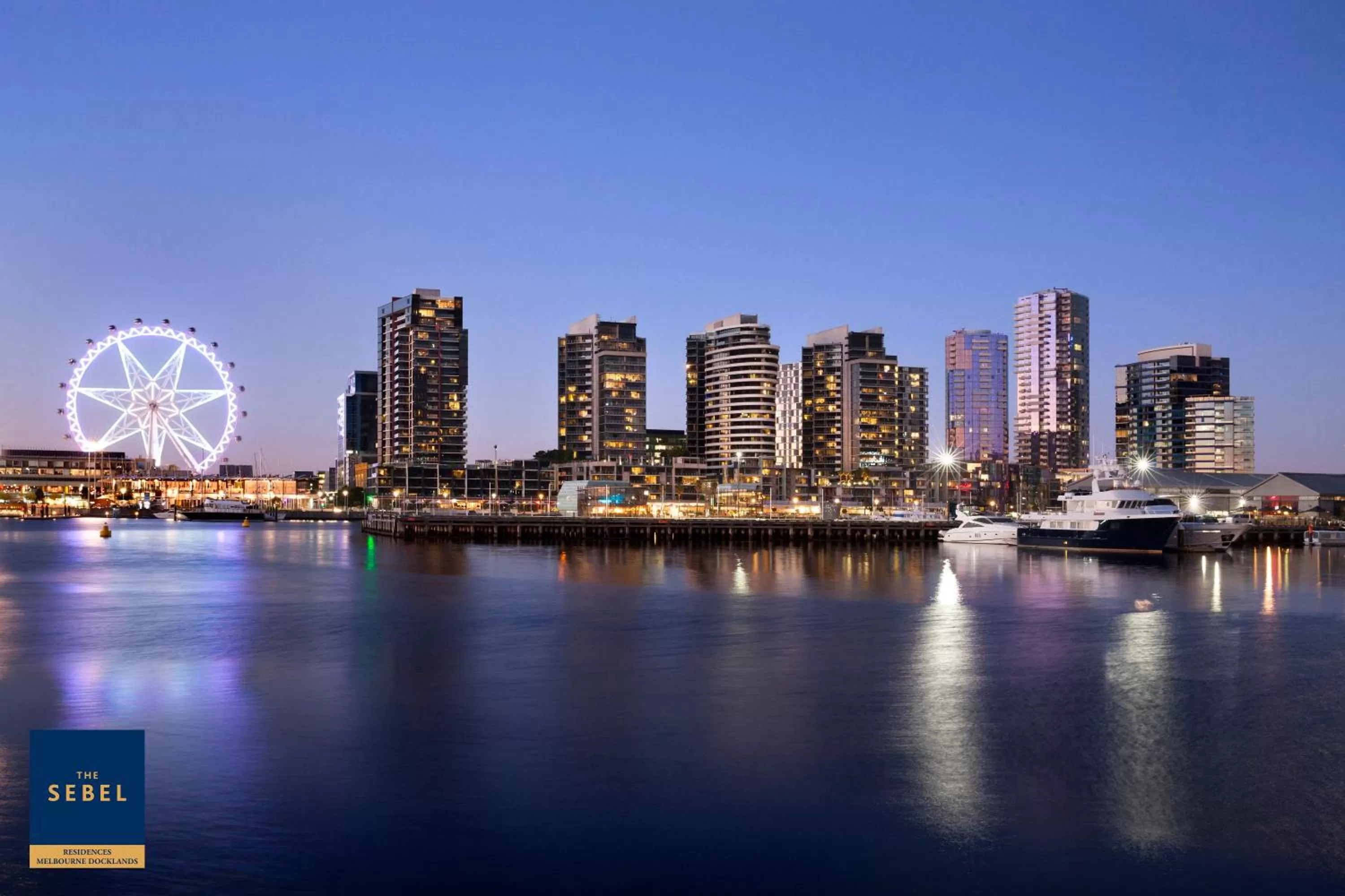 Sea view in The Sebel Residences Melbourne Docklands Serviced Apartments