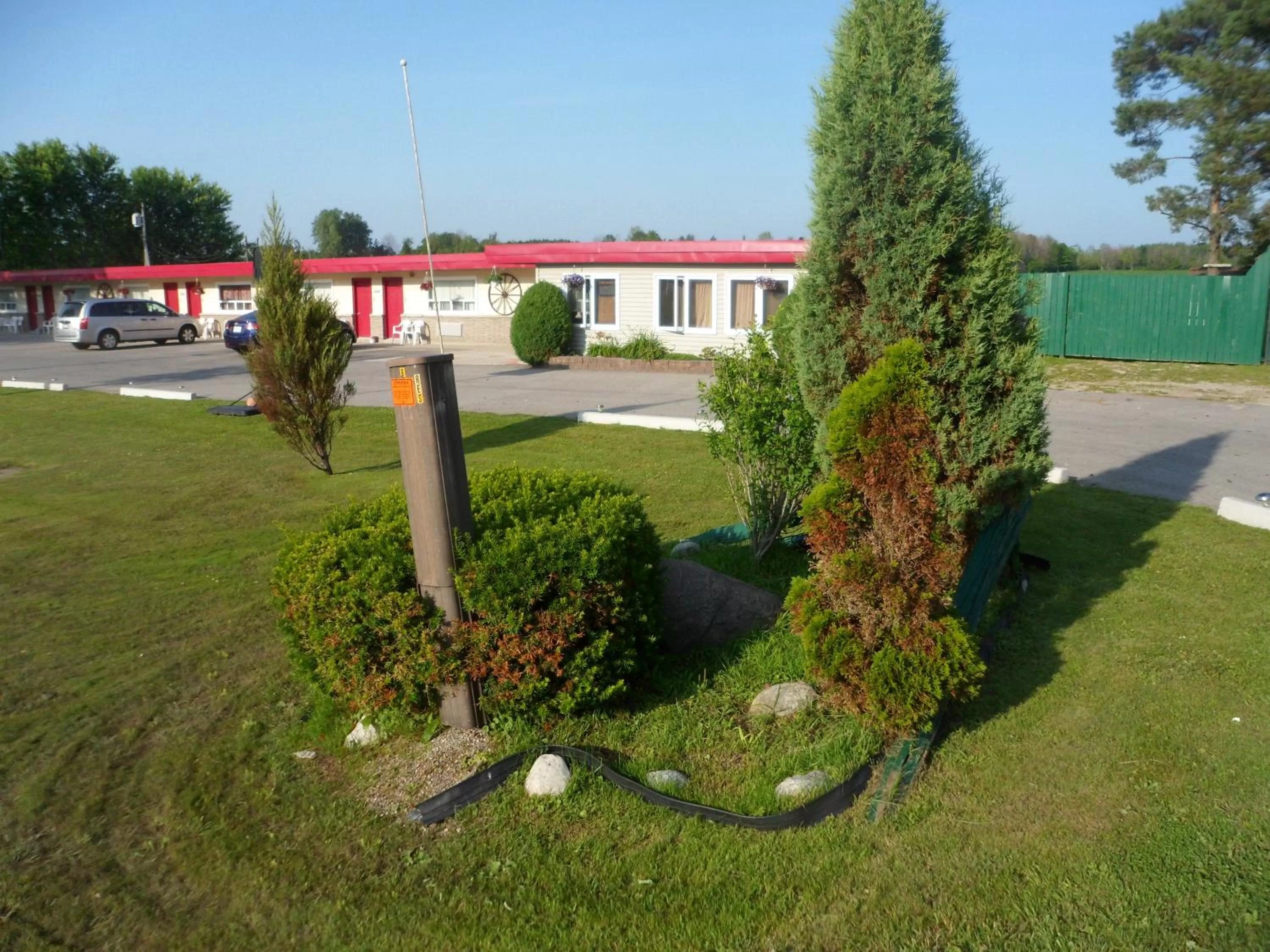 Property building in The Silver Birch Motel