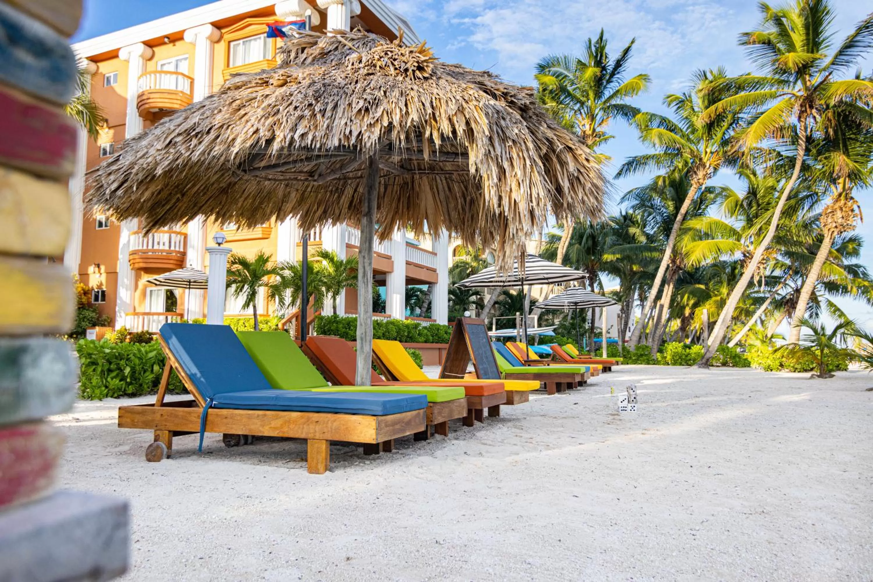 sunbed in Lighthouse Beach Villas