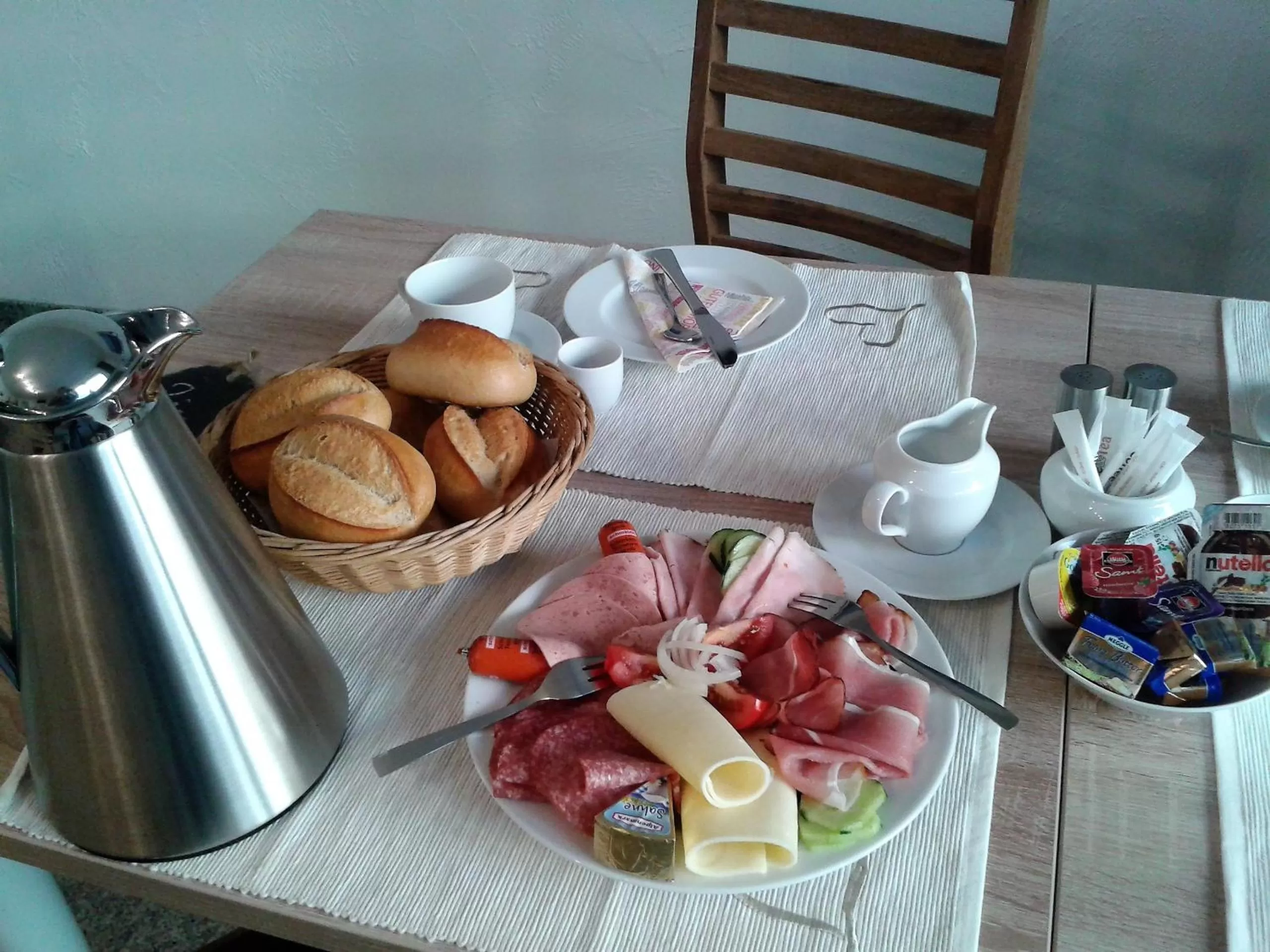 Food and drinks in Gästehaus Am Hochsimmer