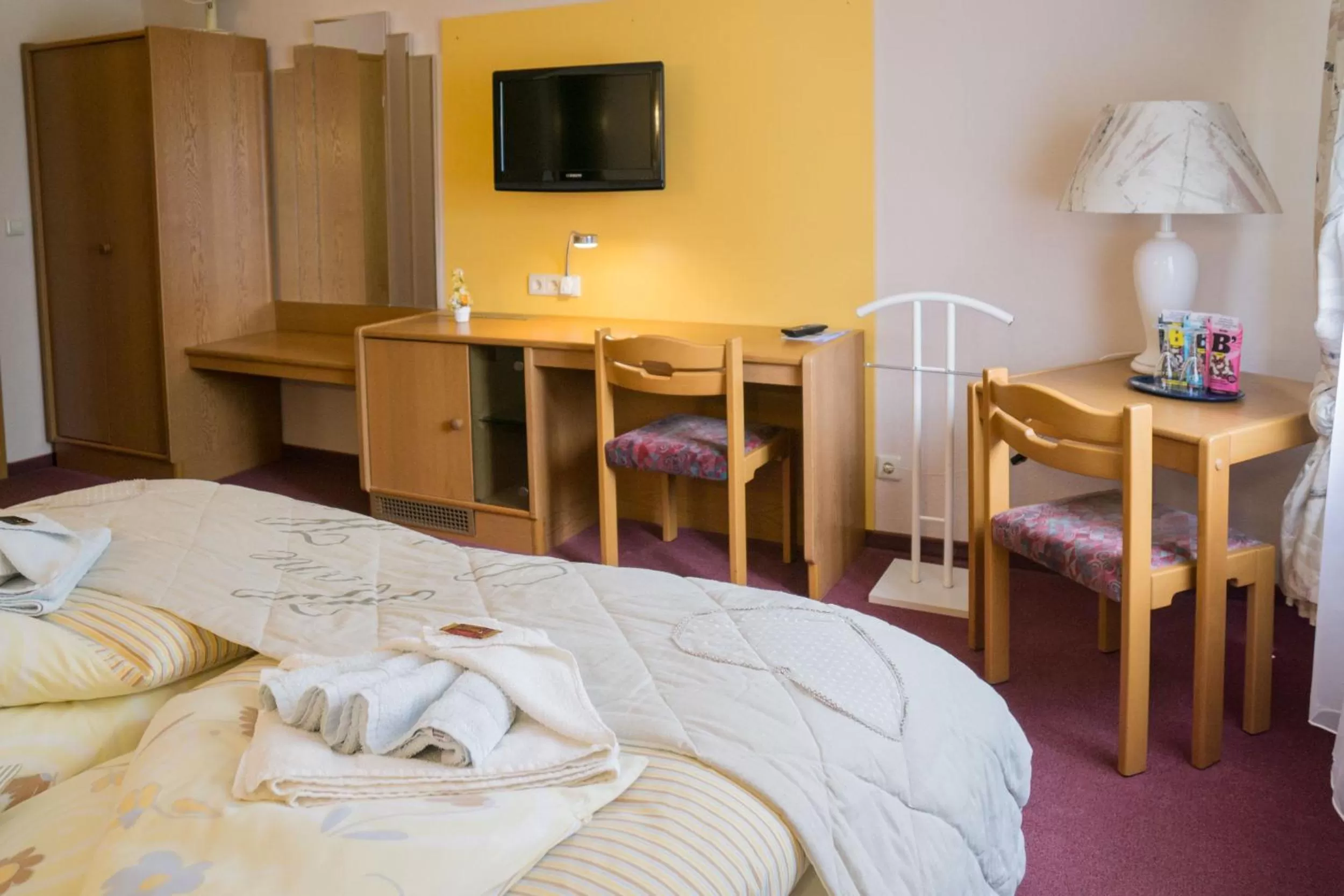 Decorative detail, Bed in Hotel zur Post in Wurzen