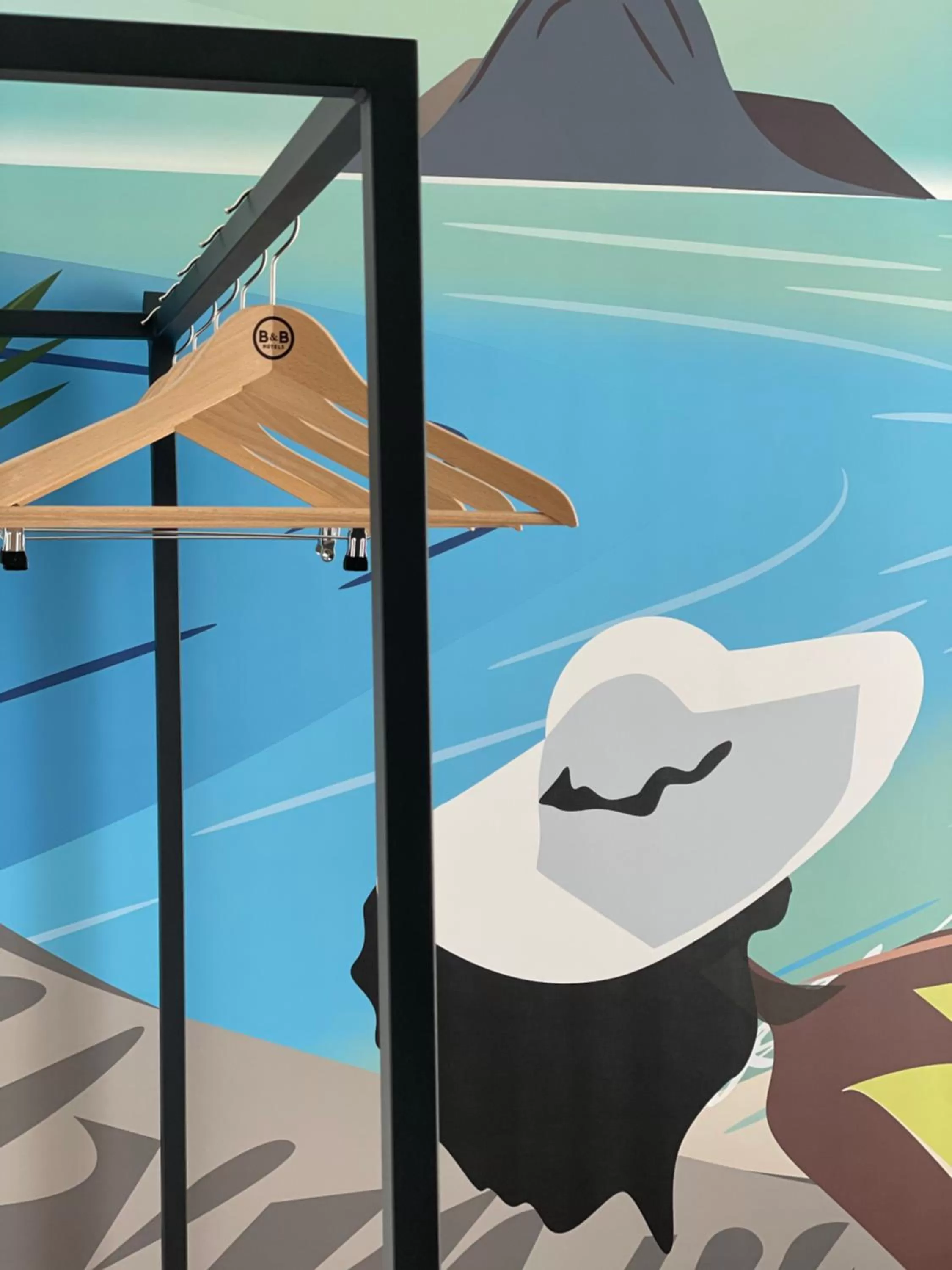 Decorative detail in B&B HOTEL Fort-de-France