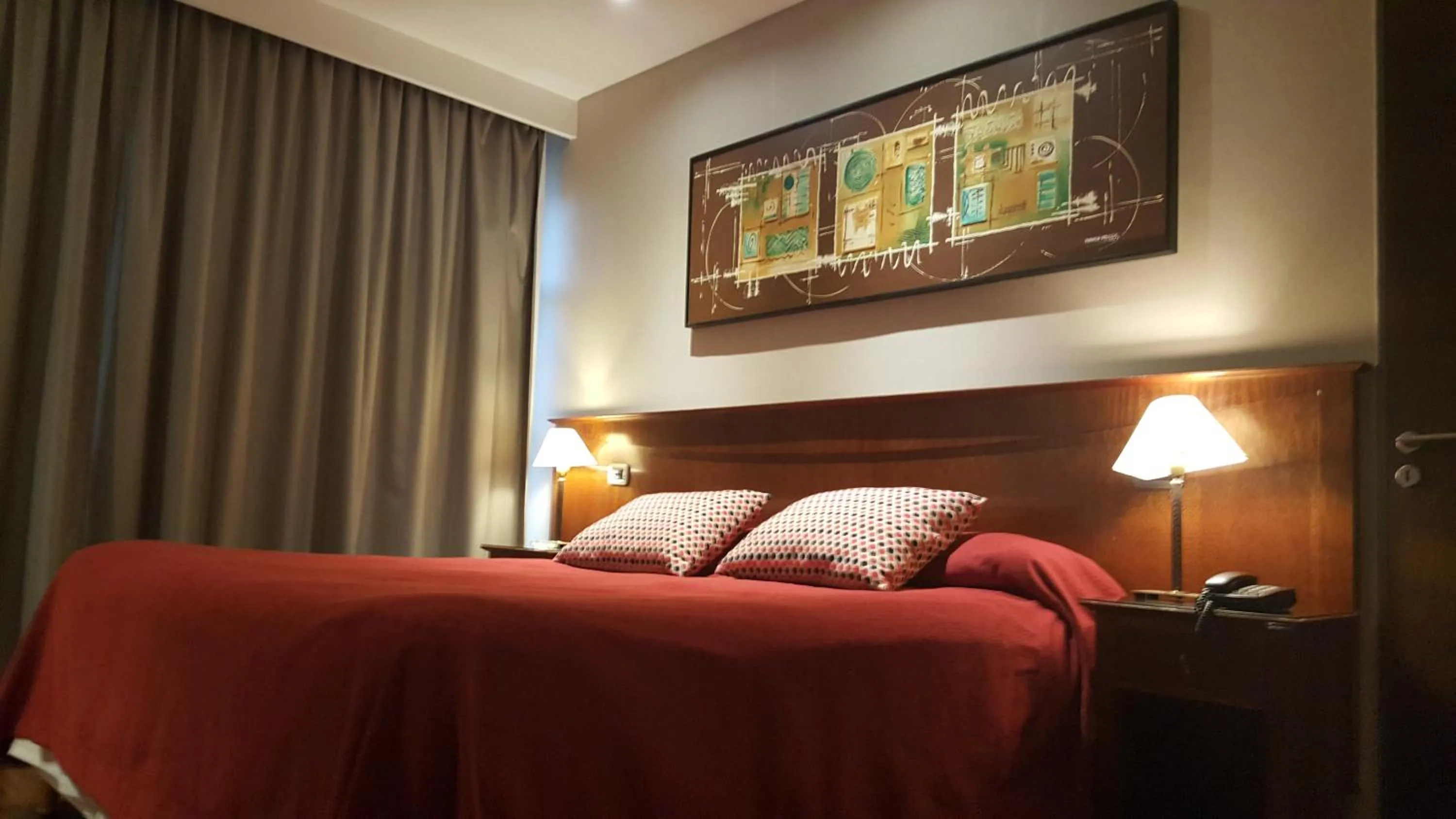 Bed in Hotel Viñas del Sol