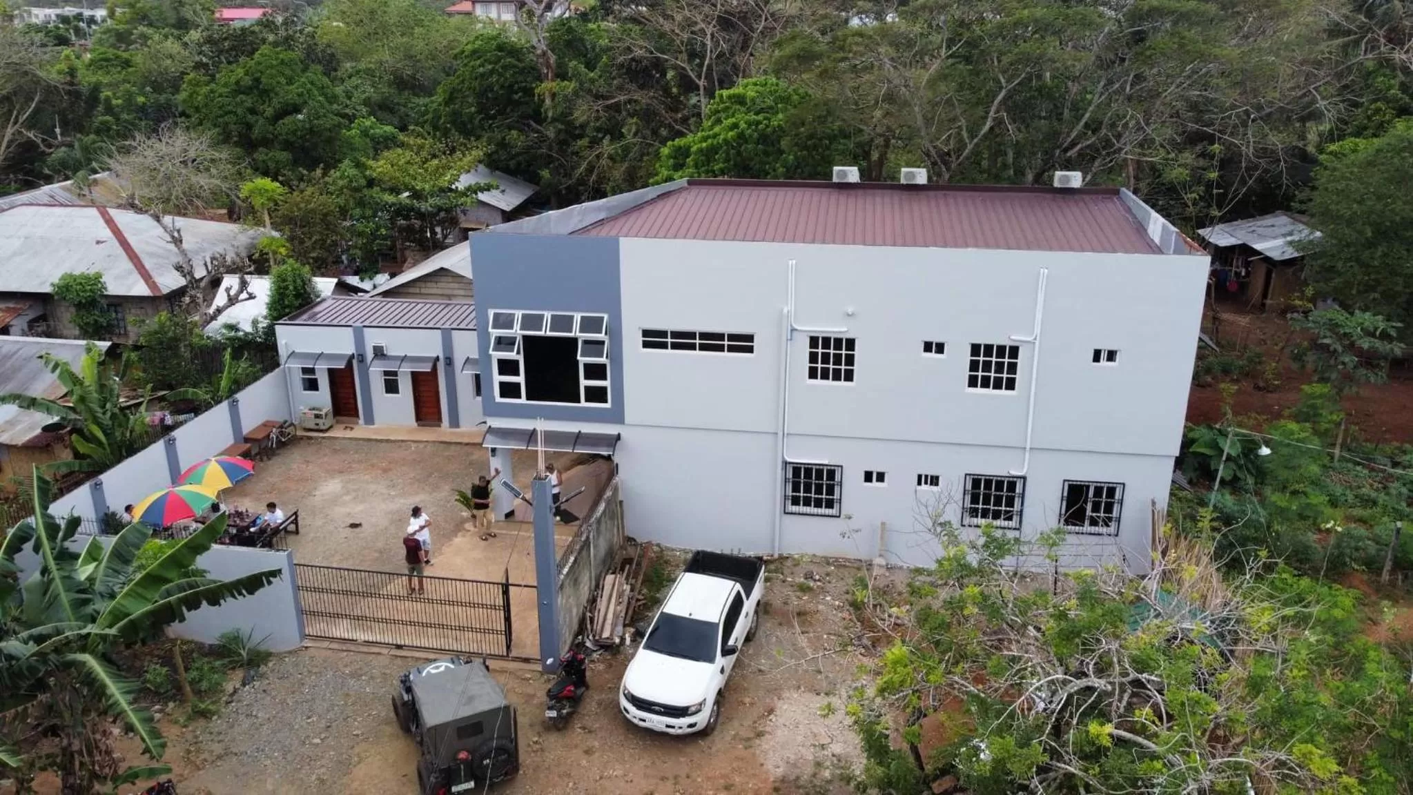 Bird's-eye View in Mongki's Pensionhouse