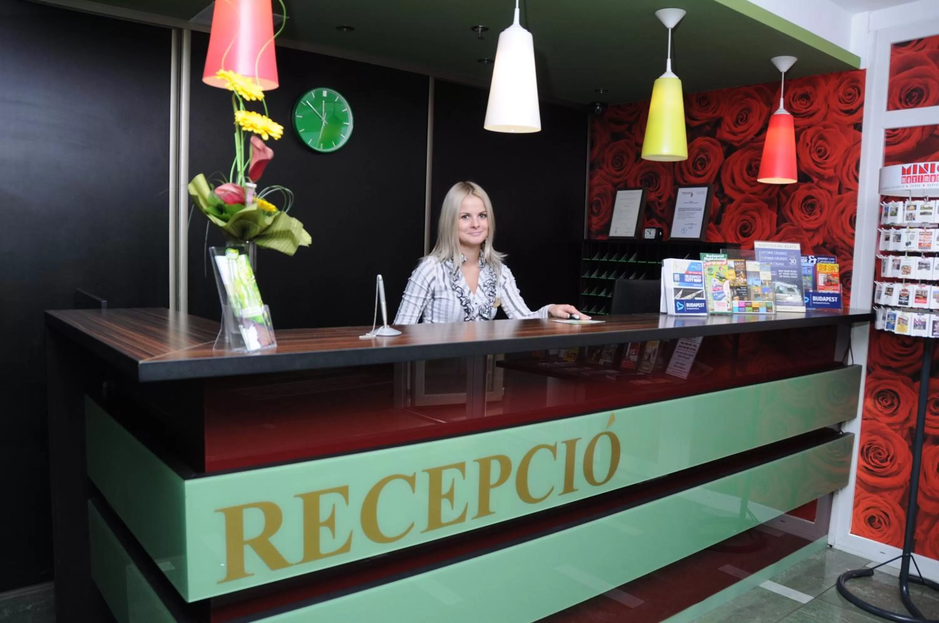 People in Green Hotel Budapest