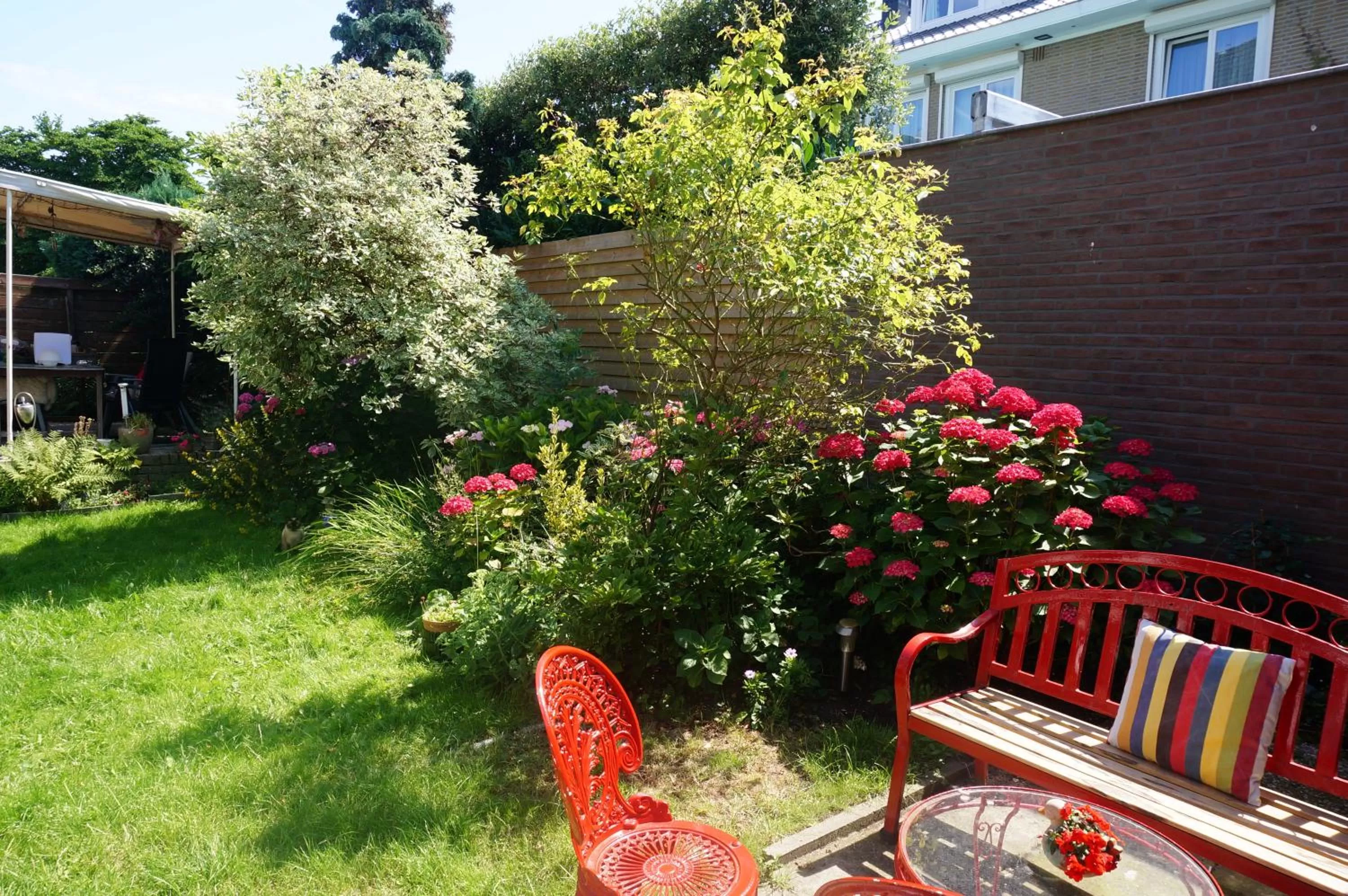 Garden in Xaviera's Bed and Breakfast