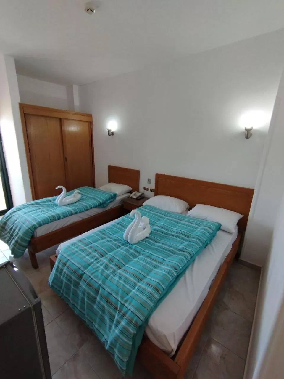 Bed in Sea View Hotel