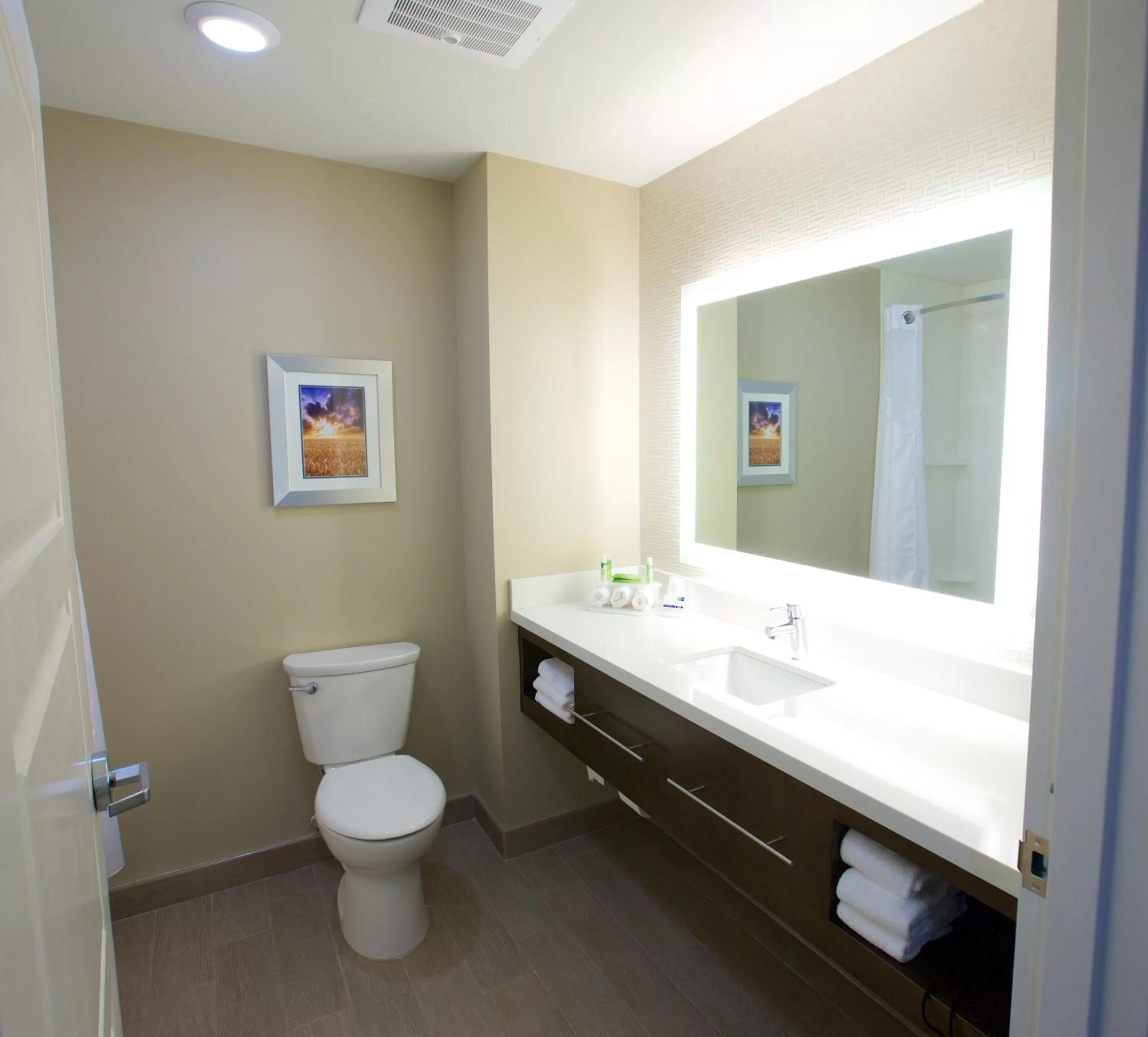 Photo of the whole room, Bathroom in Holiday Inn Express Fargo SW I94 Medical Center, an IHG Hotel