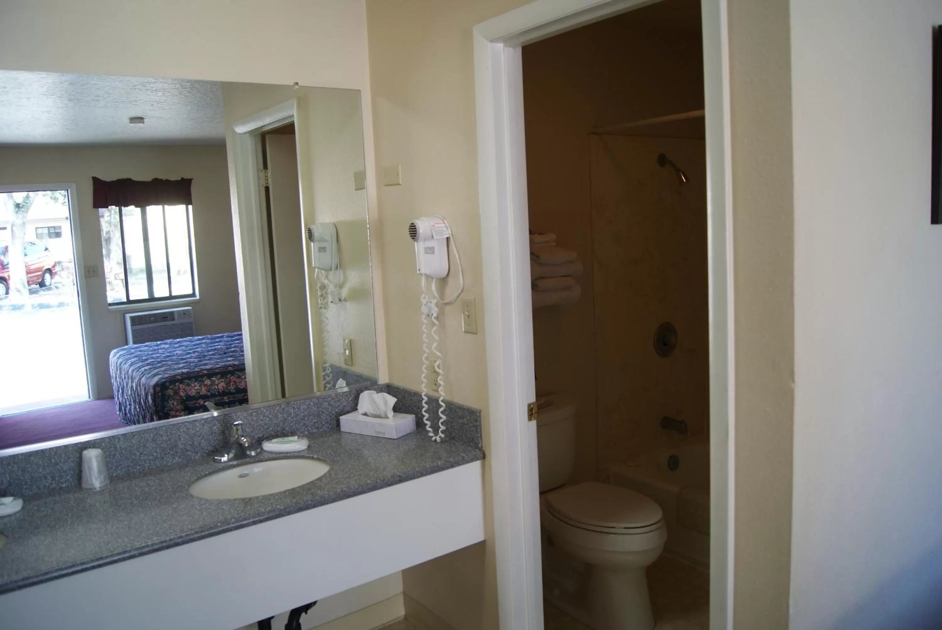Bathroom in Travelers Motel