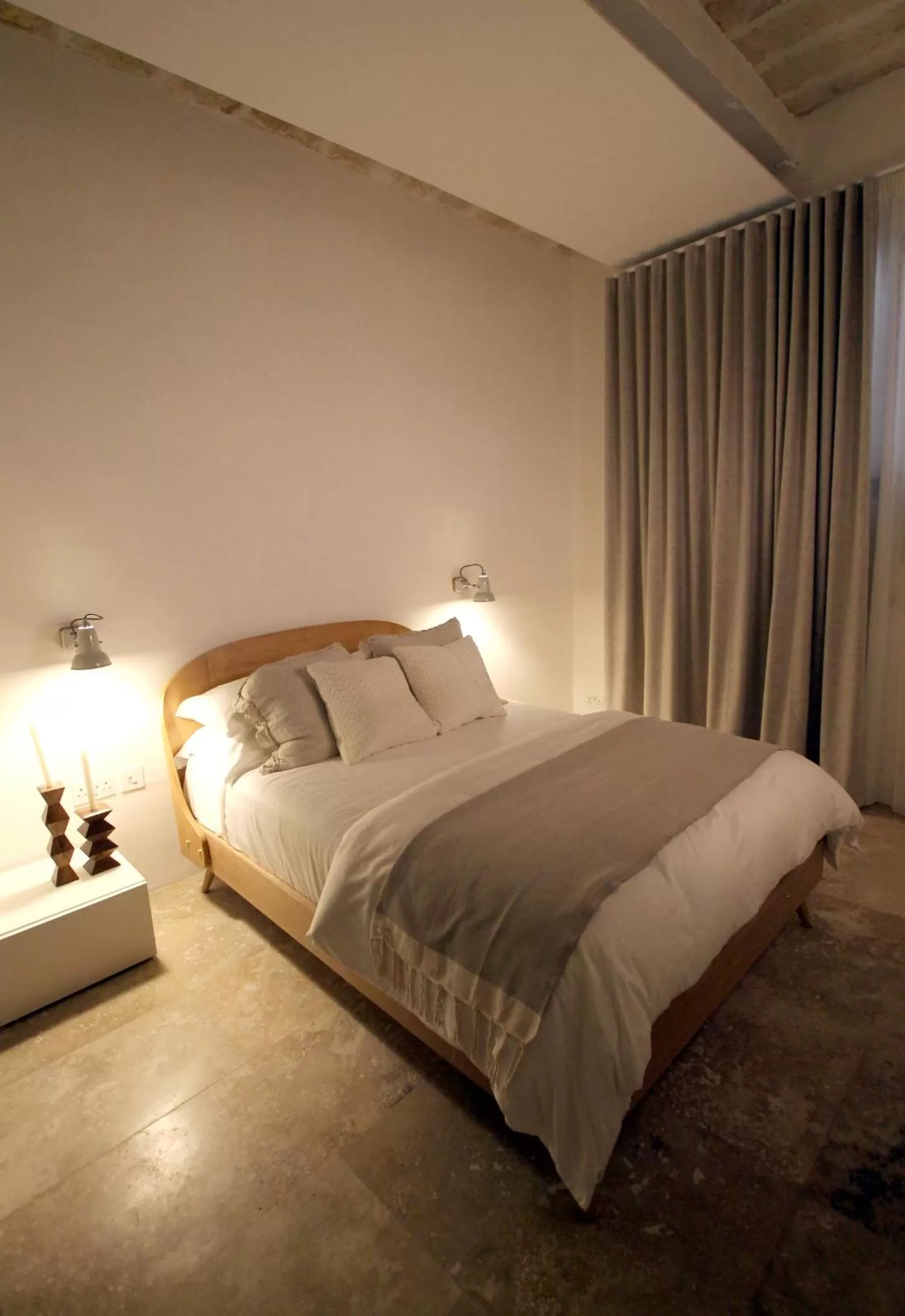 Bed in The King George Village Boutique Living