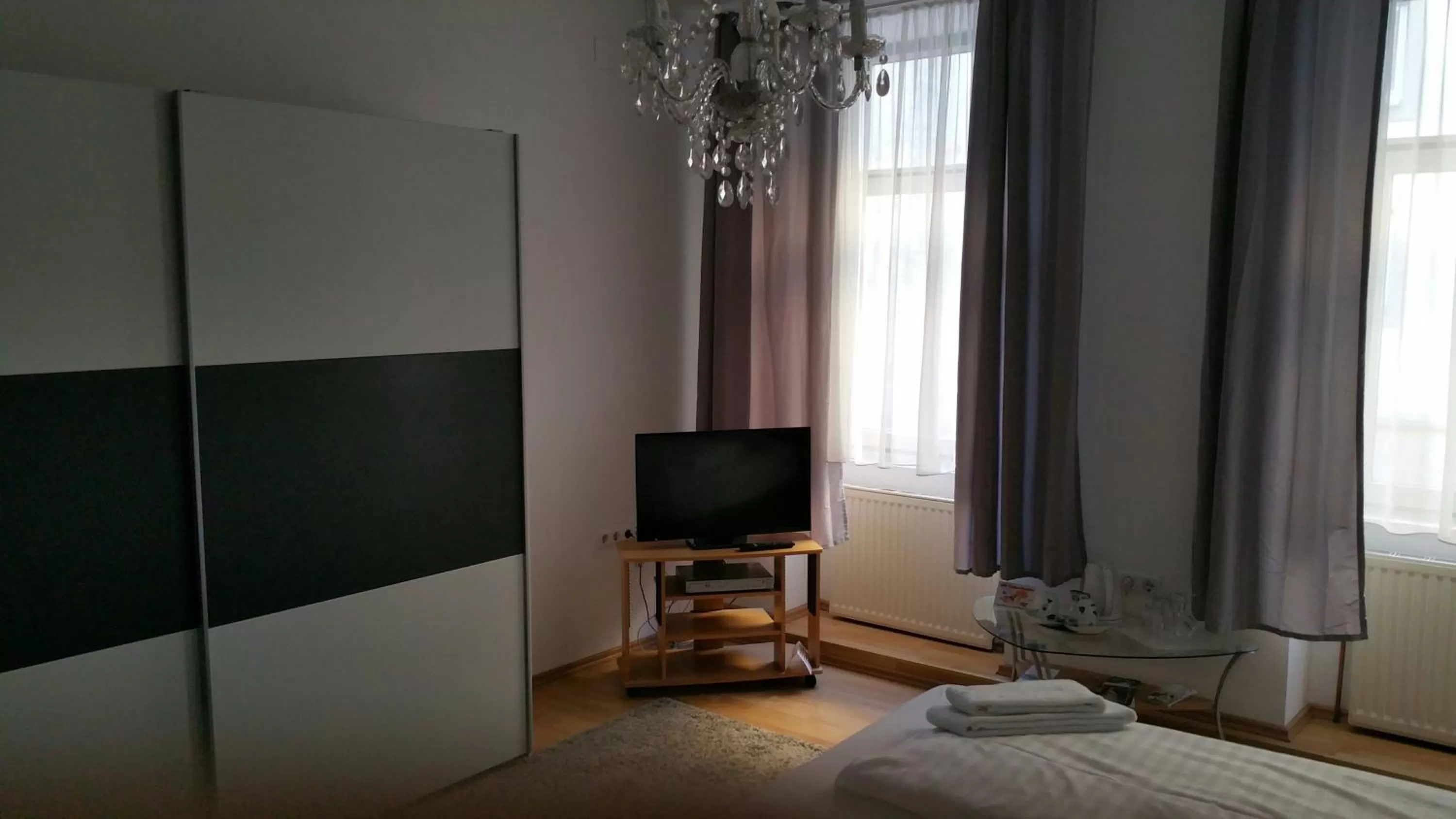 Decorative detail, Bed in Appartement Hotel Marien-Hof