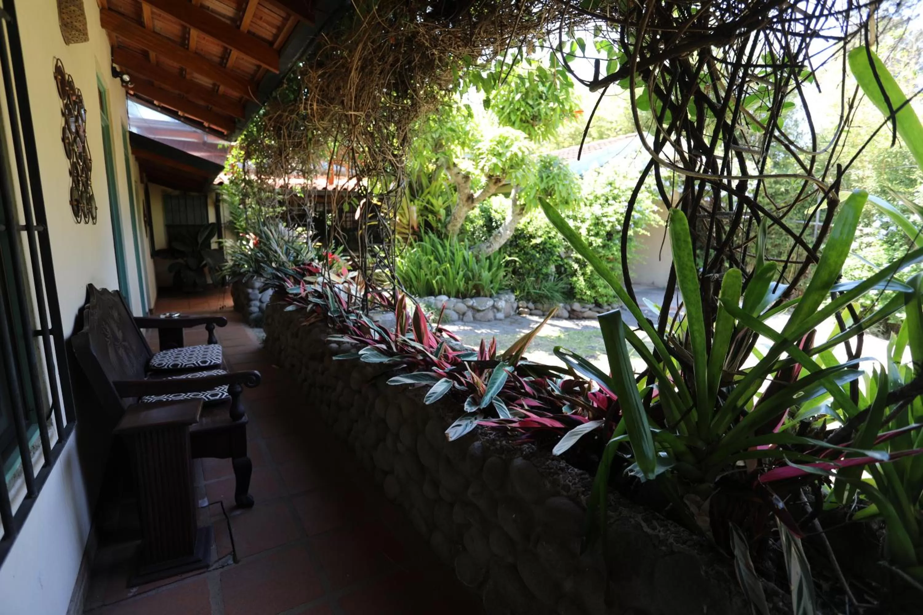 Patio in Tierra Magica B&B and Art Studio