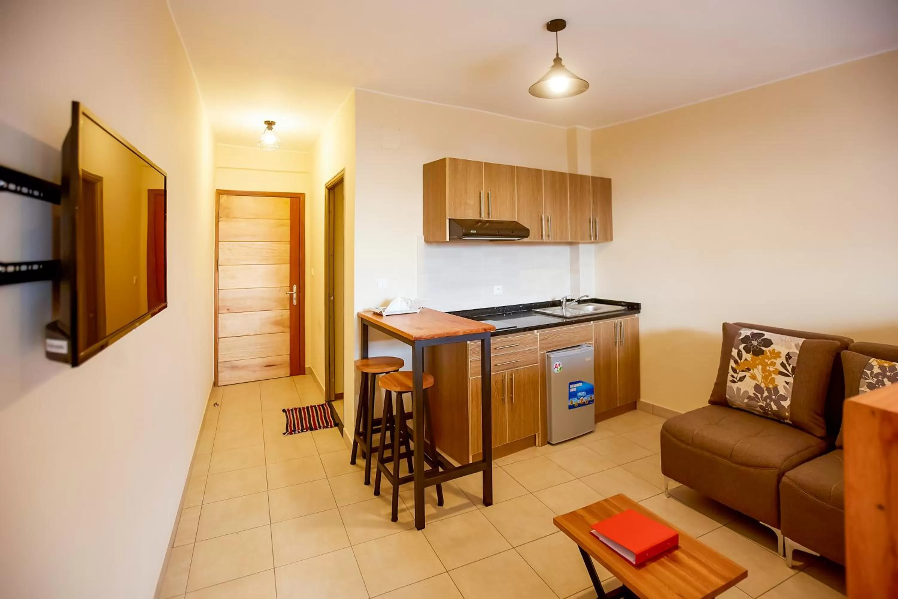 Kitchen or kitchenette, Kitchen/Kitchenette in La Pergola - Appartement Hôtel