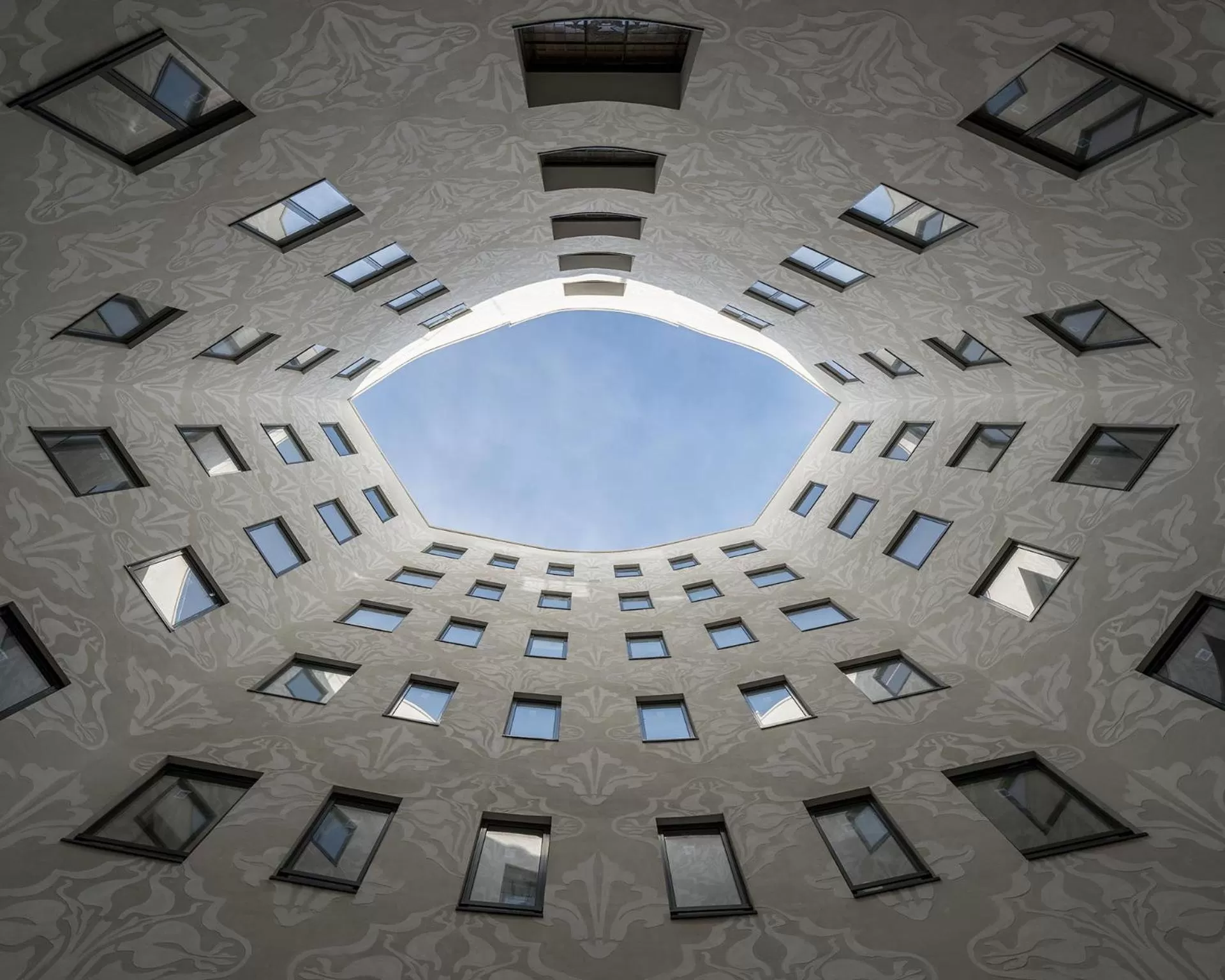 Patio in Pestana CR7 Gran Vía Madrid