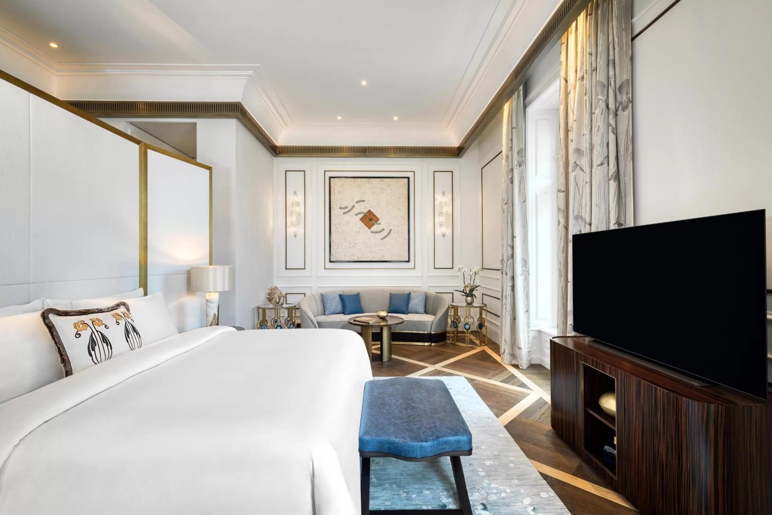 Photo of the whole room, Bed in Matild Palace, a Luxury Collection Hotel