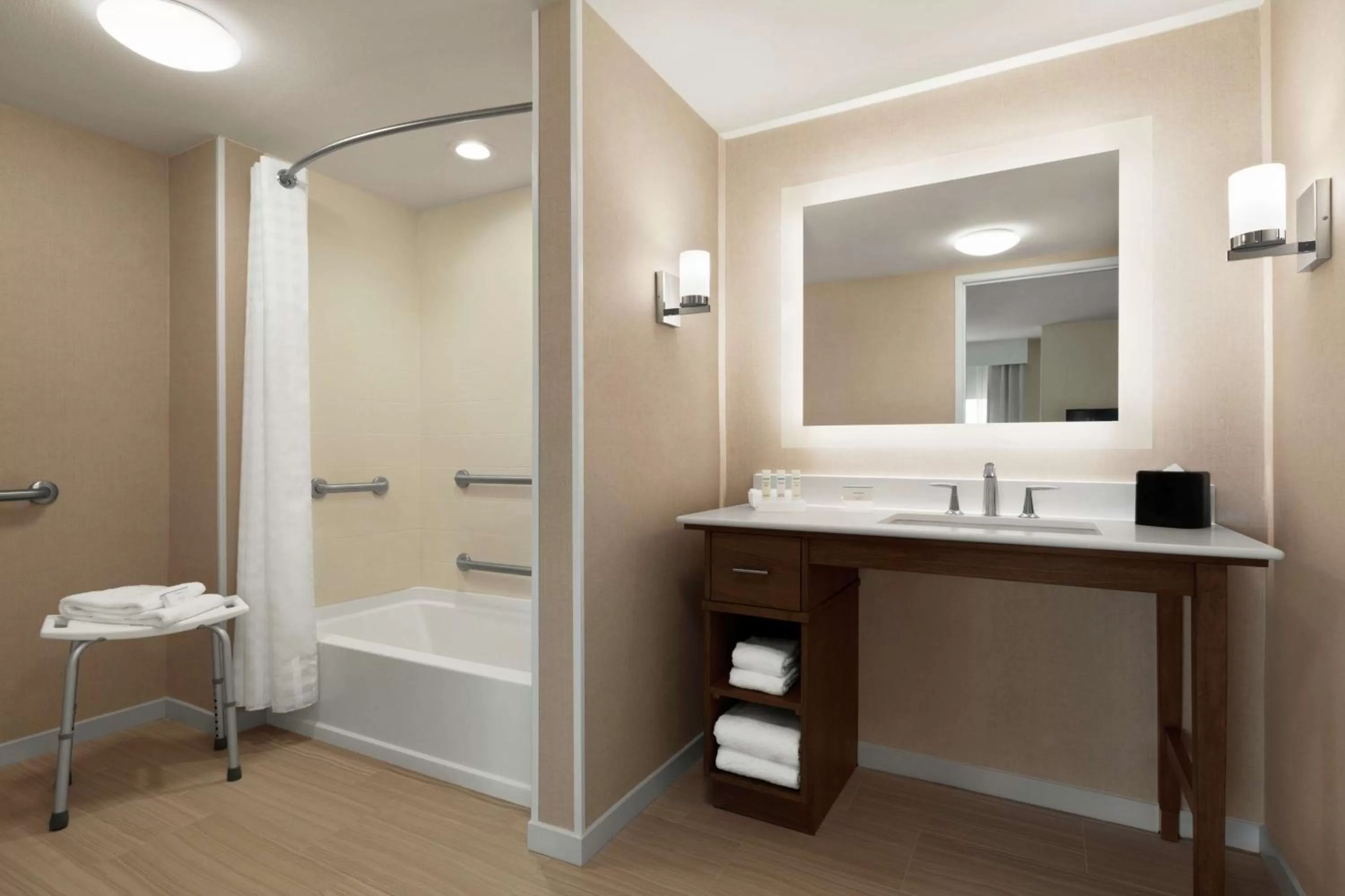 Bathroom in Homewood Suites by Hilton Houston NW at Beltway 8
