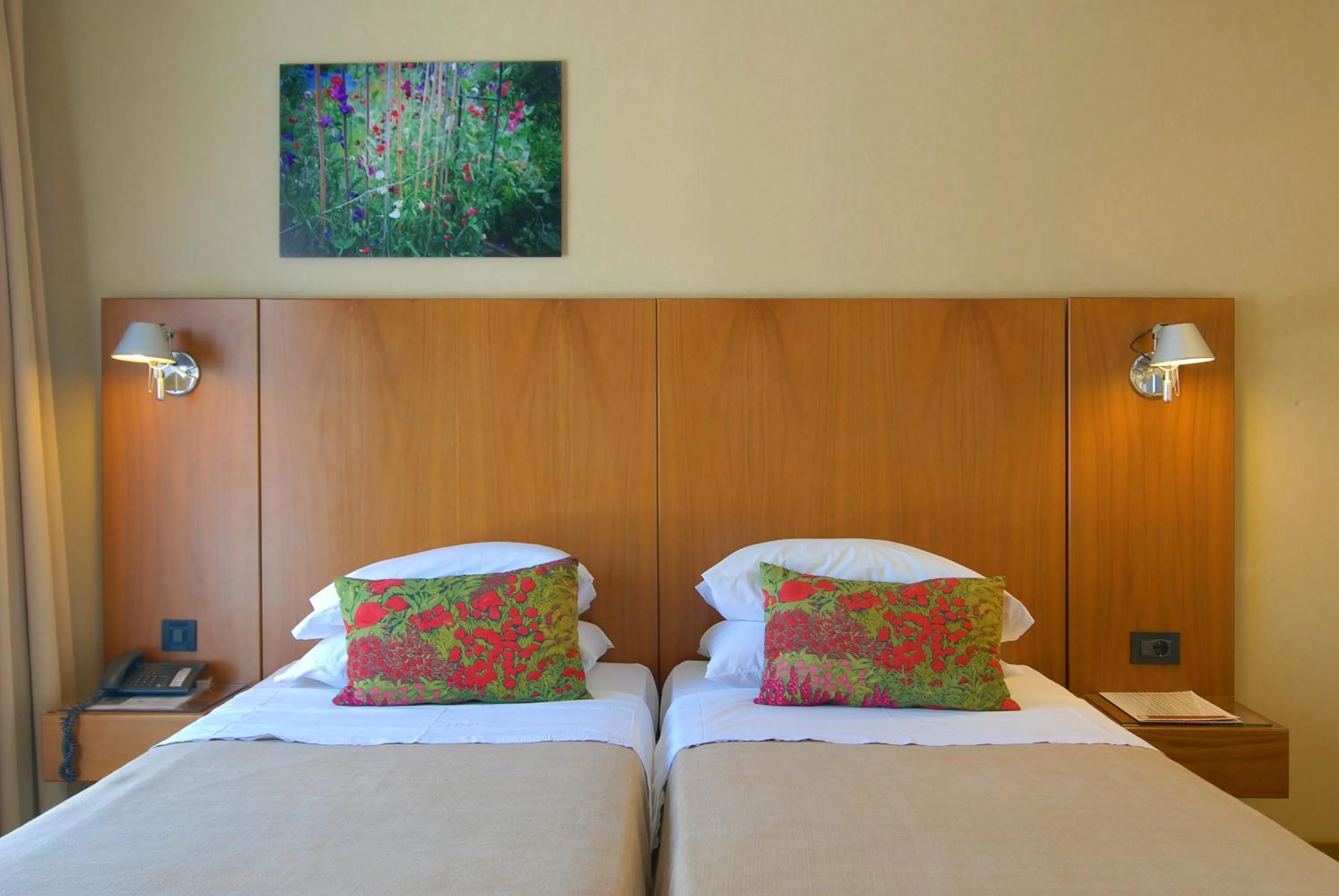 Bed in Philippos Hotel