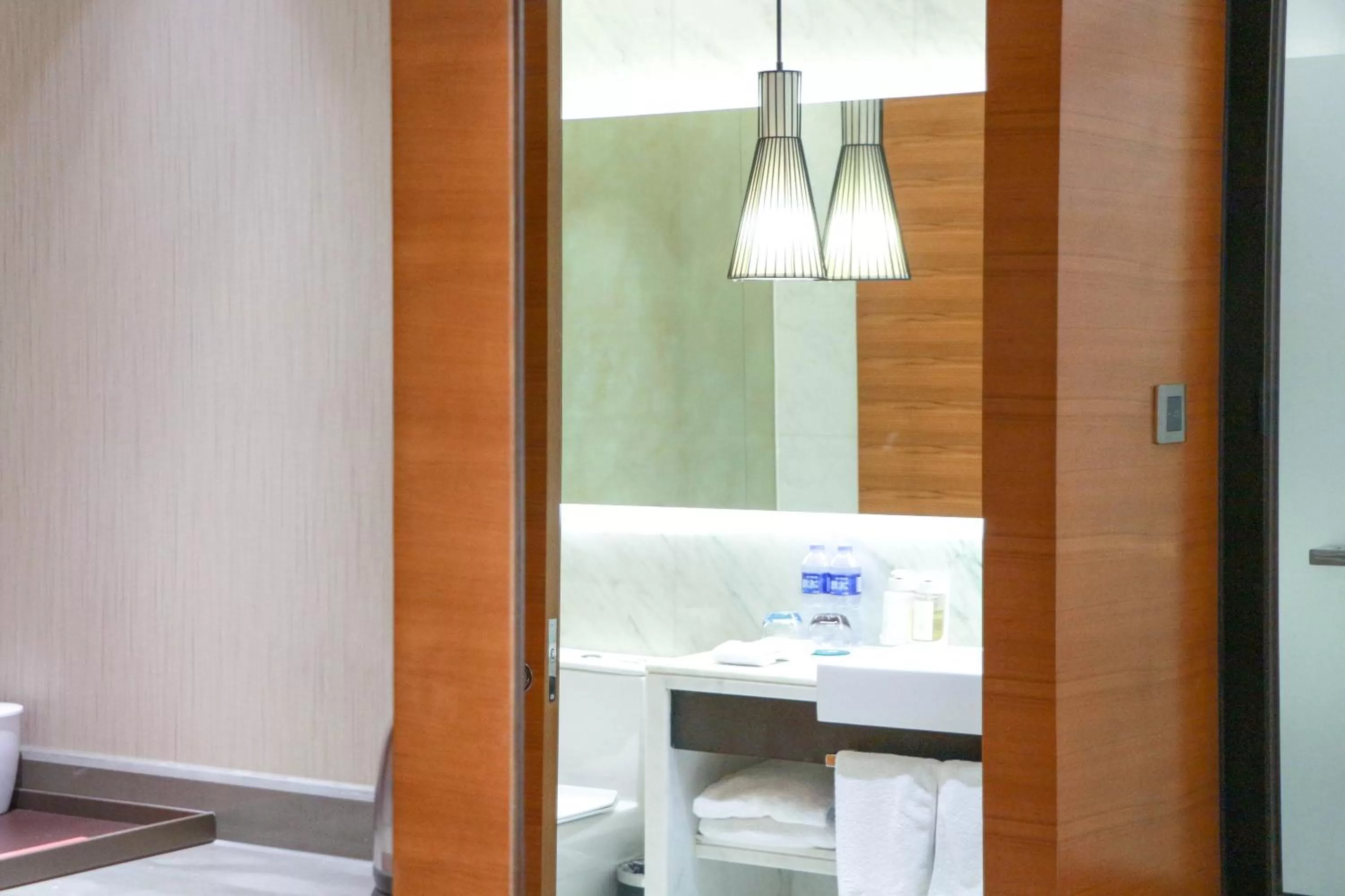 Bathroom in Holiday Inn Nanjing Xuanwu Lake by IHG