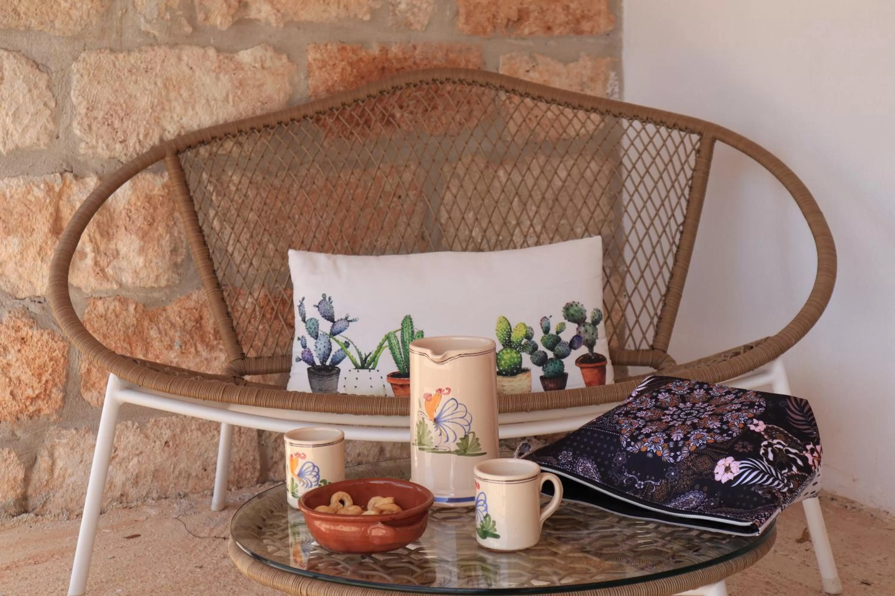 Patio in Agriturismo Masseria Alberotanza