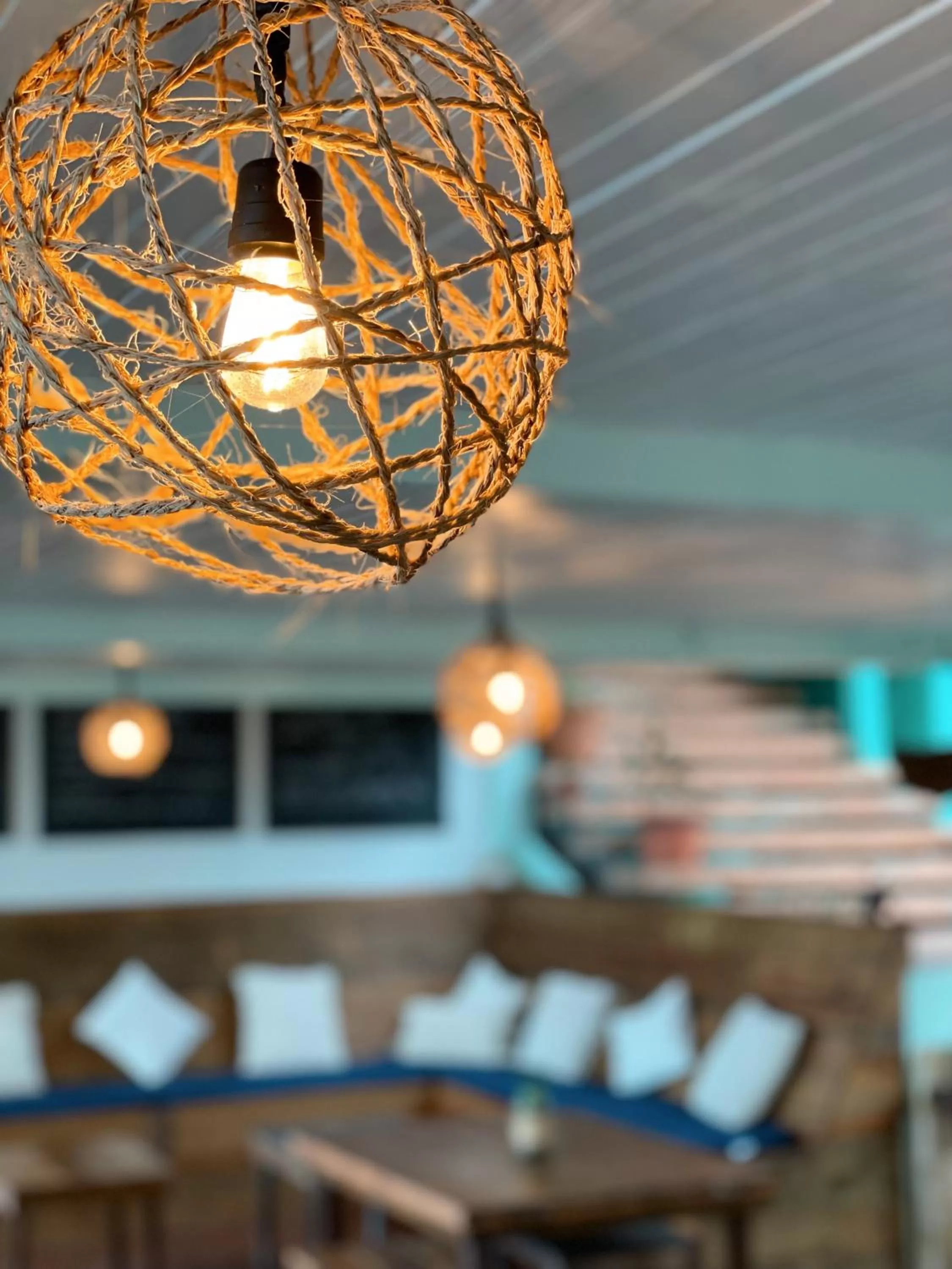 Lounge or bar in Bird Island Bungalows