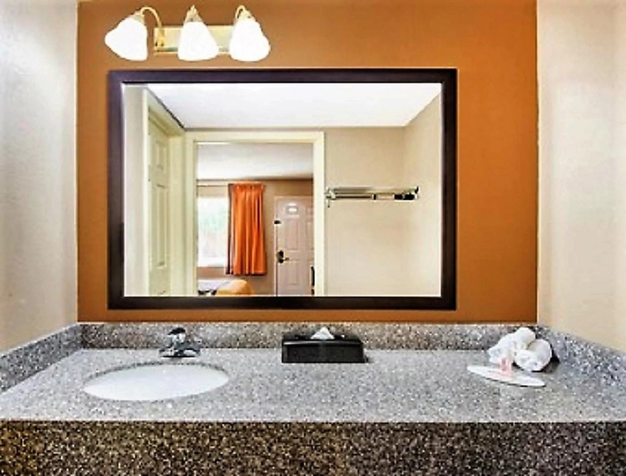Bathroom in Super 8 by Wyndham Marysville