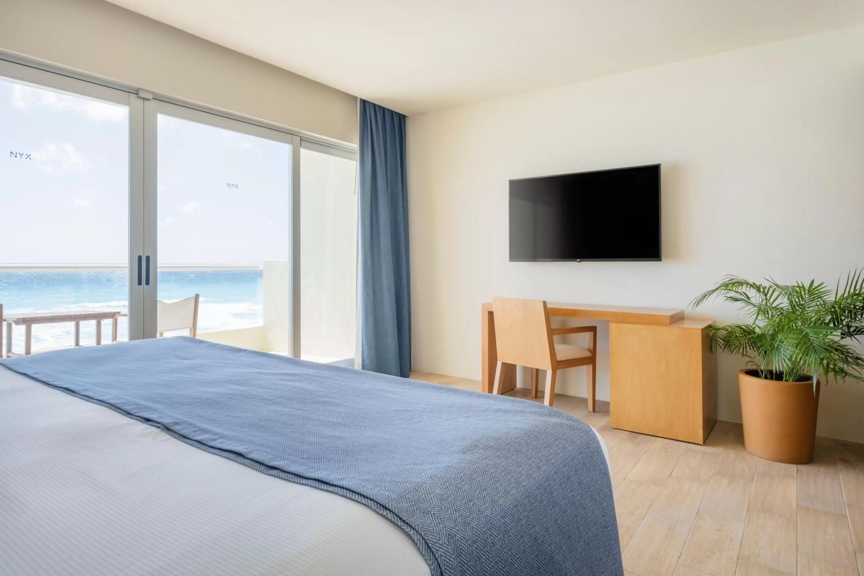 Bed in Hotel NYX Cancun