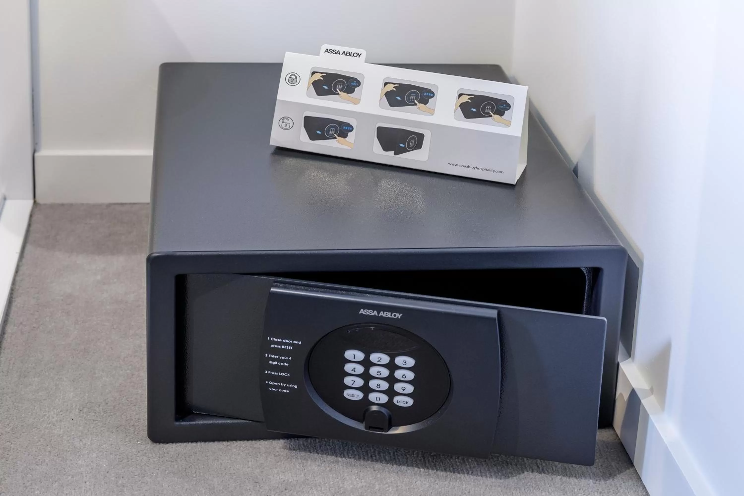 safe in Brady Apartment Hotel Hardware Lane