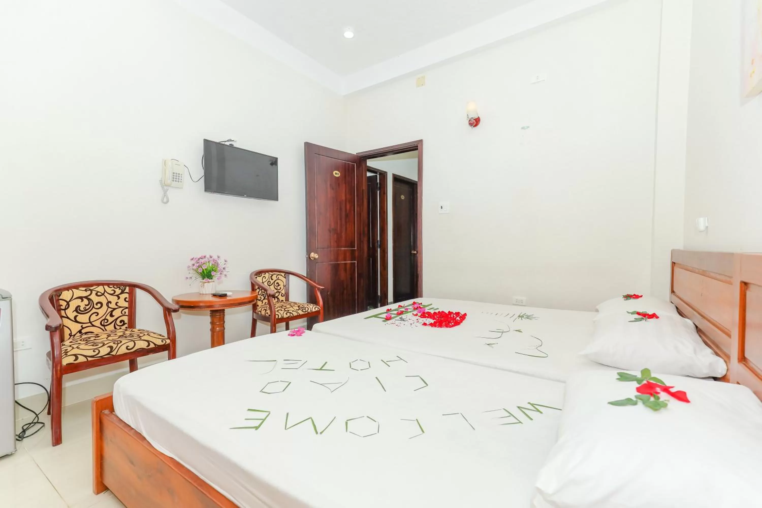 Bed in Ciao Hồng Phúc Hotel