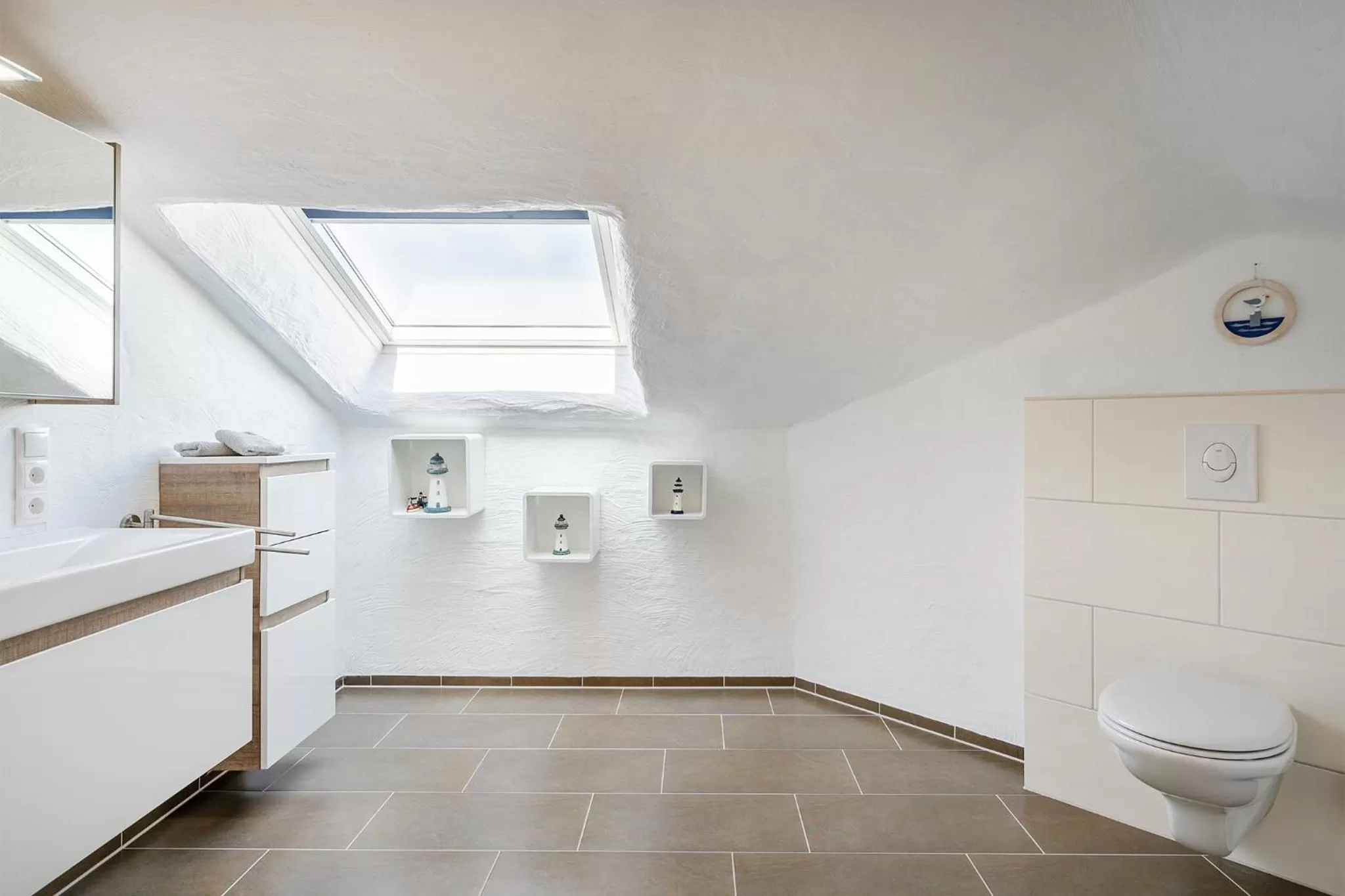 Bathroom in Villa Moorstern am Badesee Tannenhausen