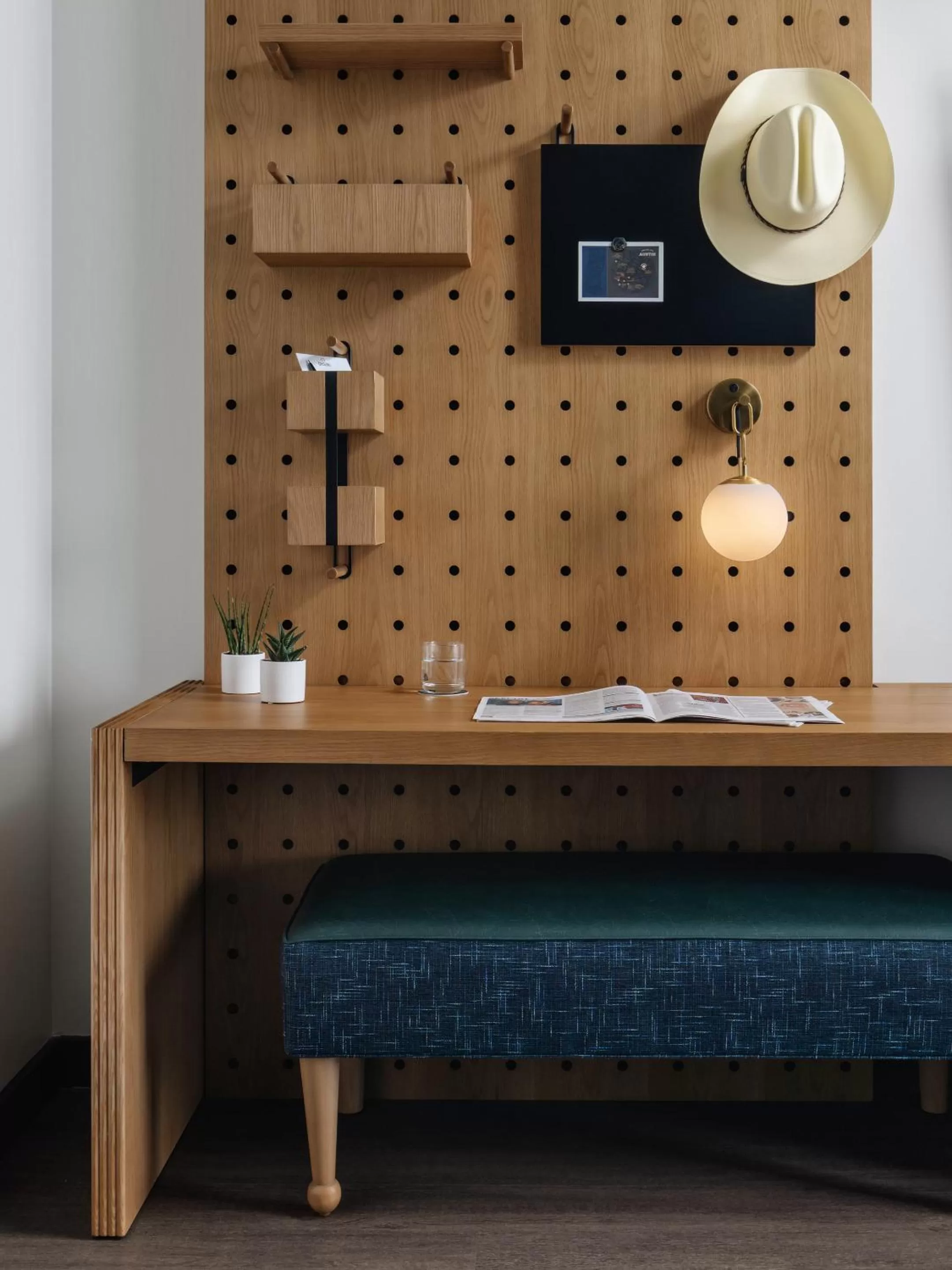 Seating area in Origin Austin, a Wyndham Hotel