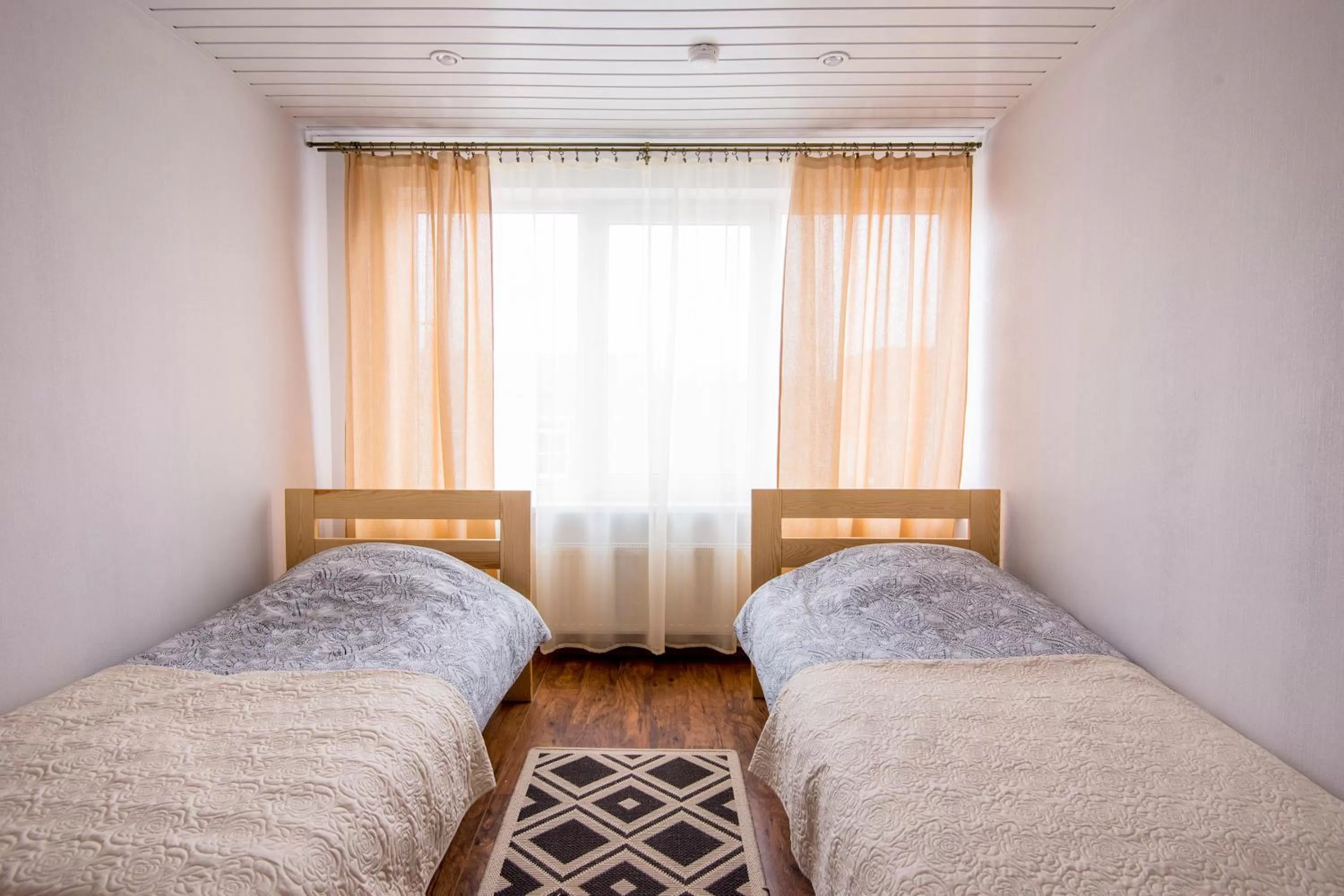 Bed in Hotel Mezaparks