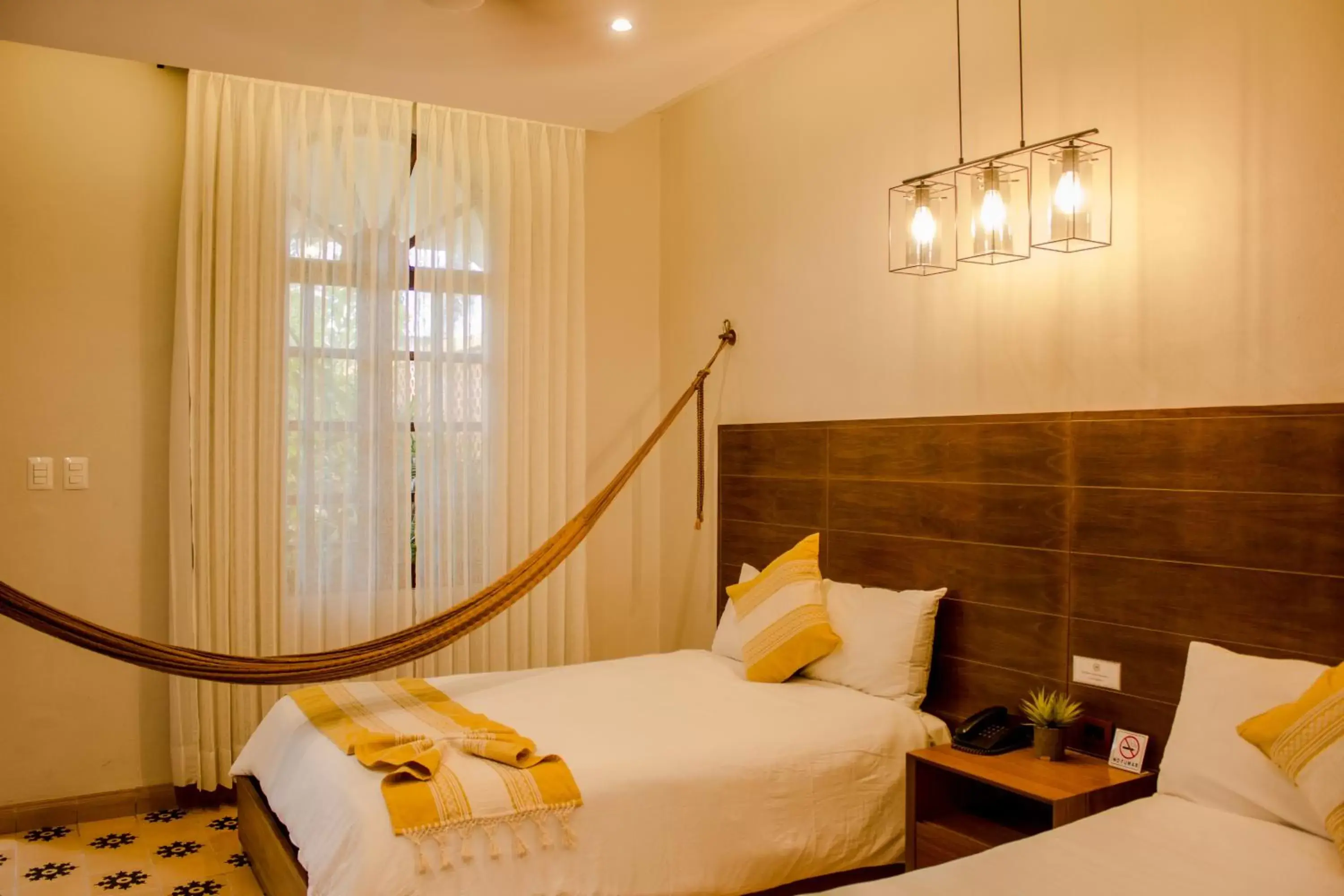 Double Room with Two Double Beds in Hotel Marionetas Double Room with Two Double Beds in Hotel Marionetas